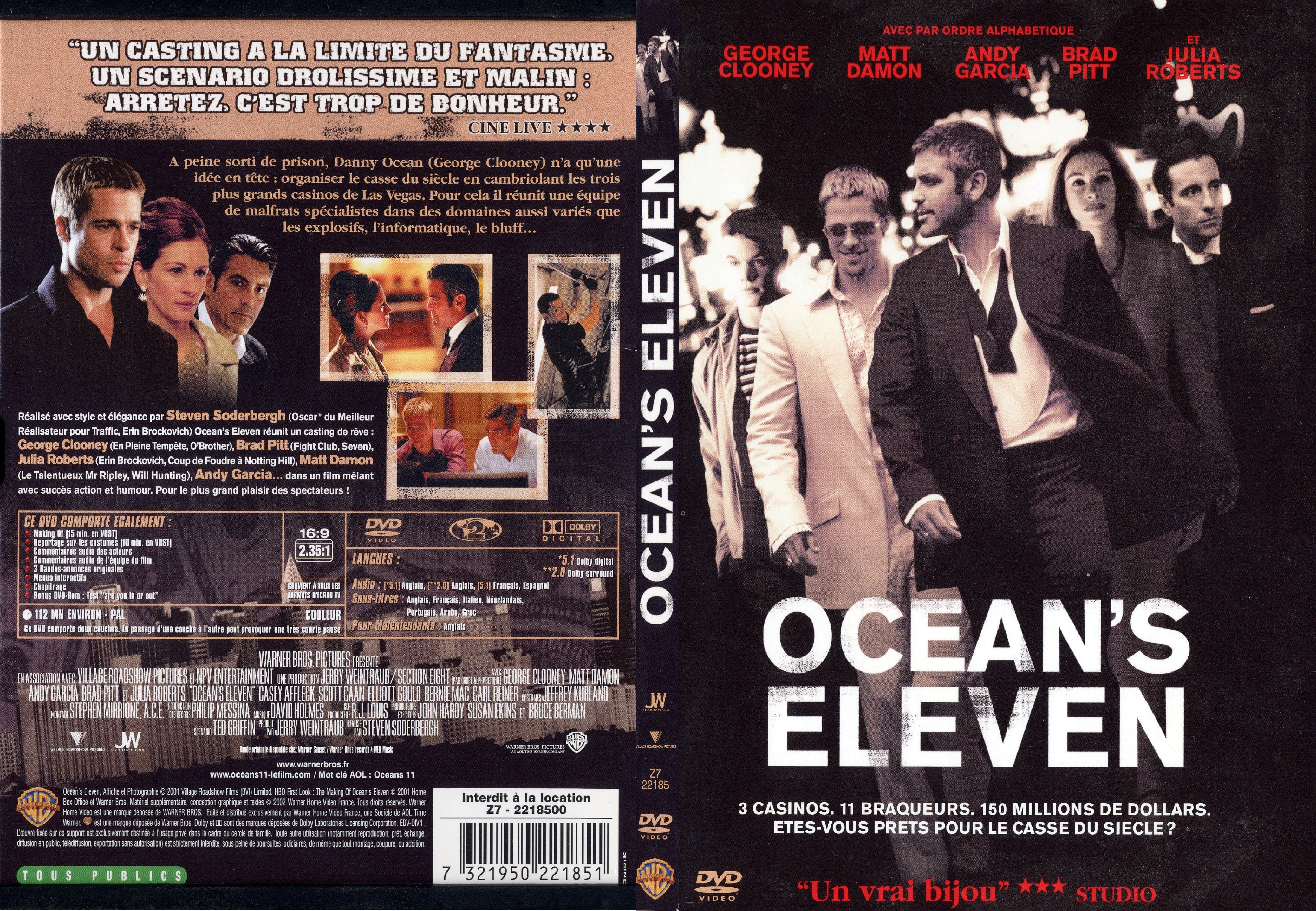 Jaquette DVD Ocean