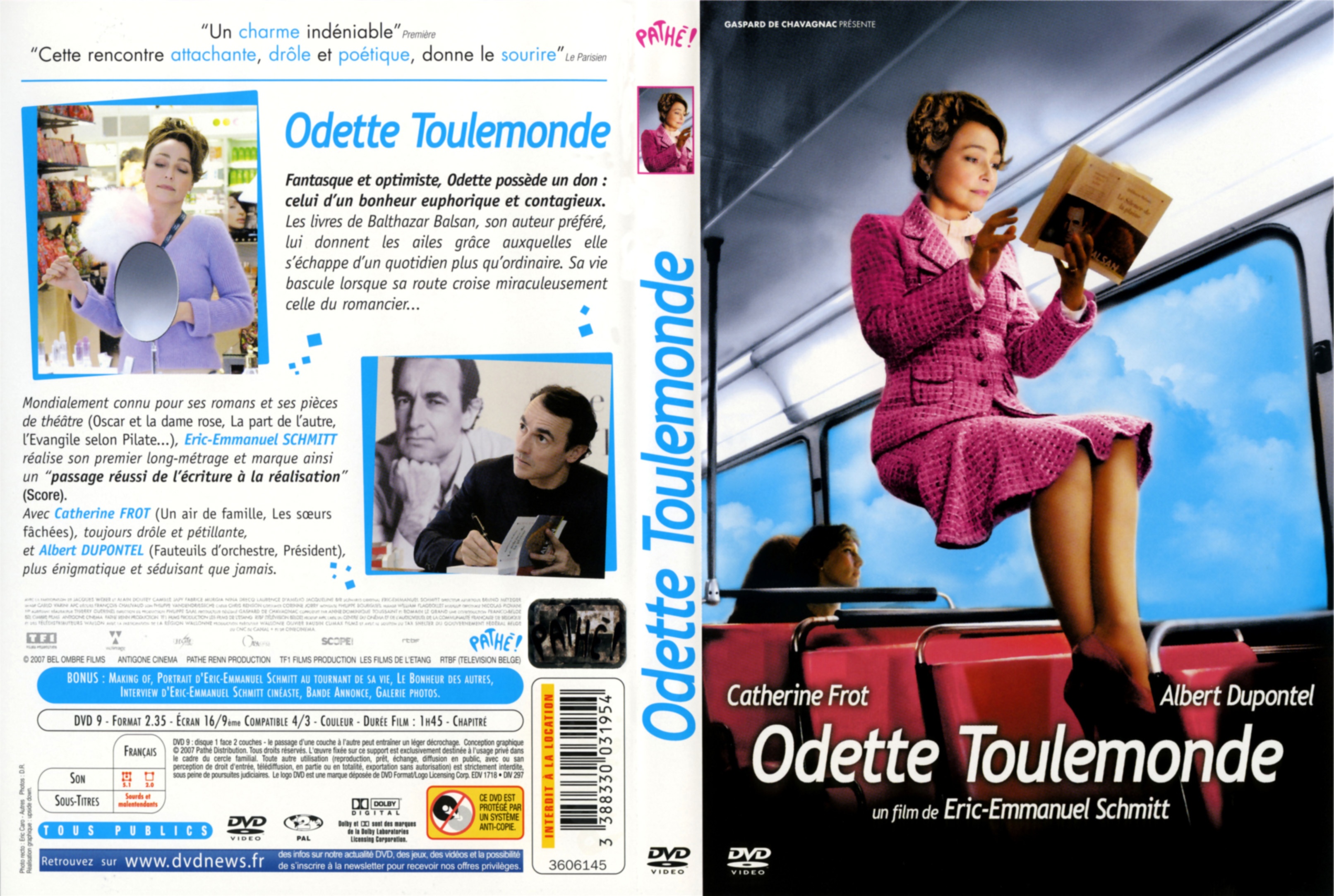 Jaquette DVD Odette Toulemonde