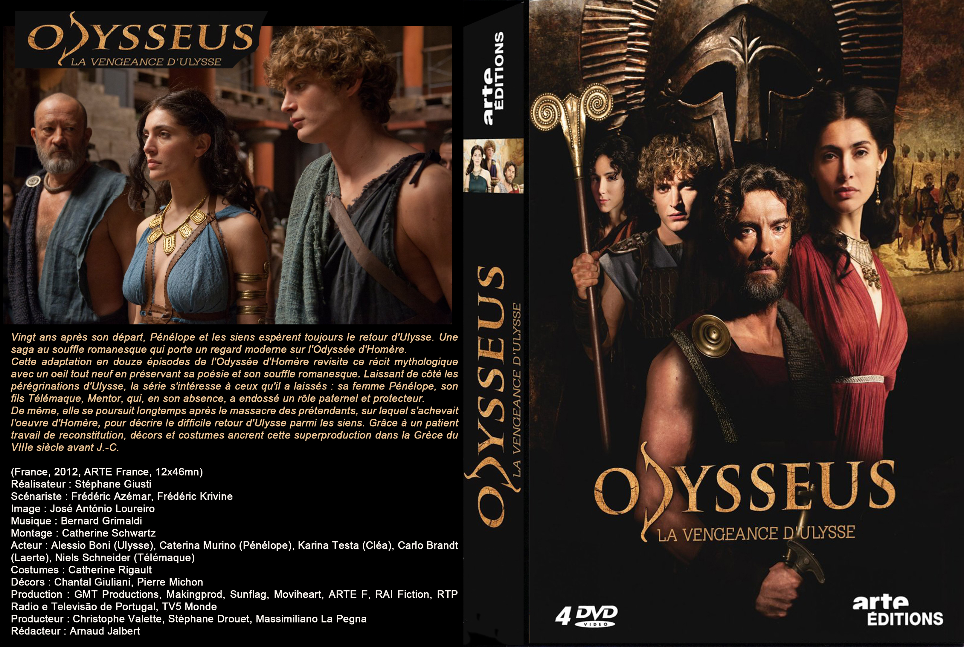 Jaquette DVD Odysseus (Srie TV) custom