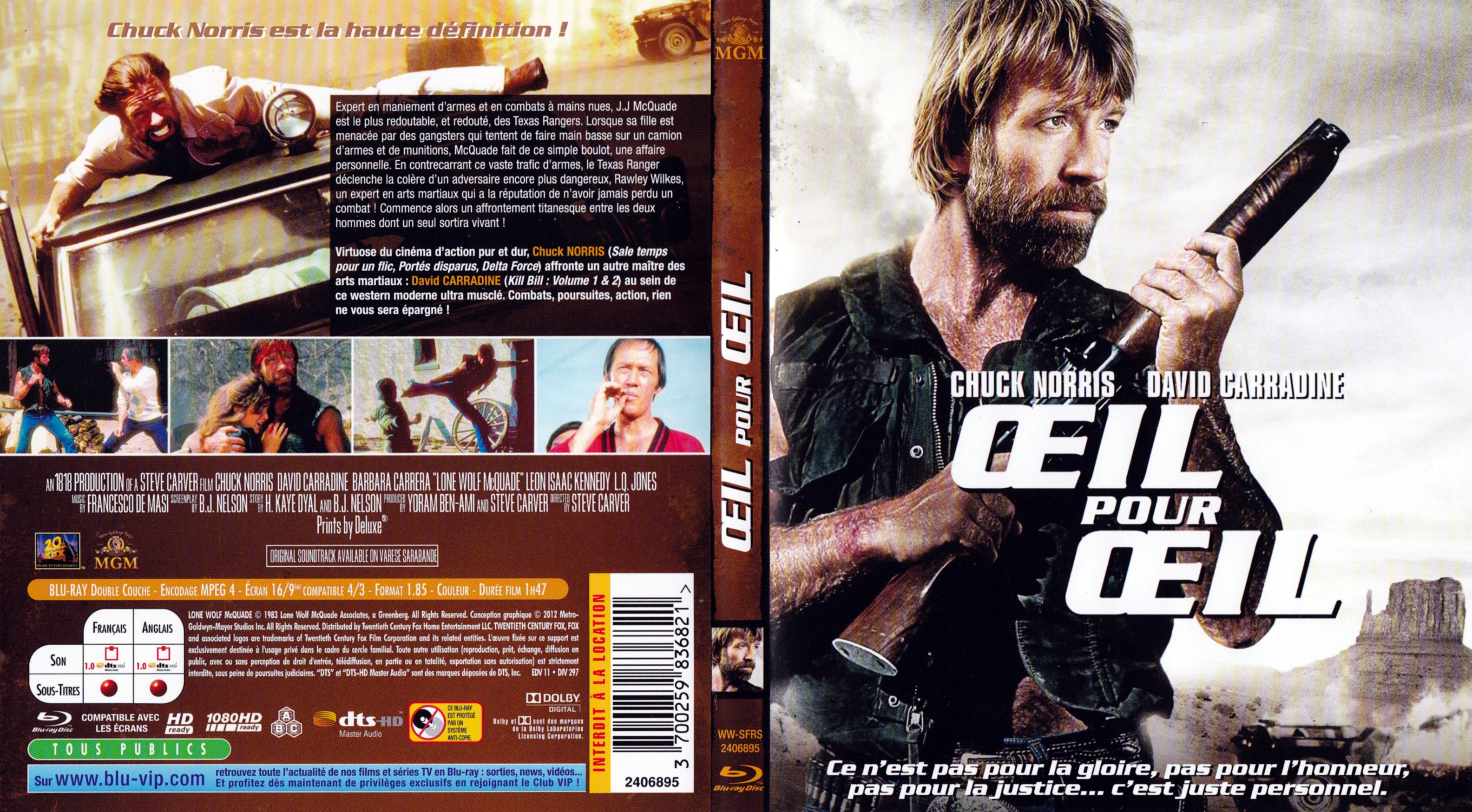 Jaquette DVD Oeil pour oeil (BLU-RAY)