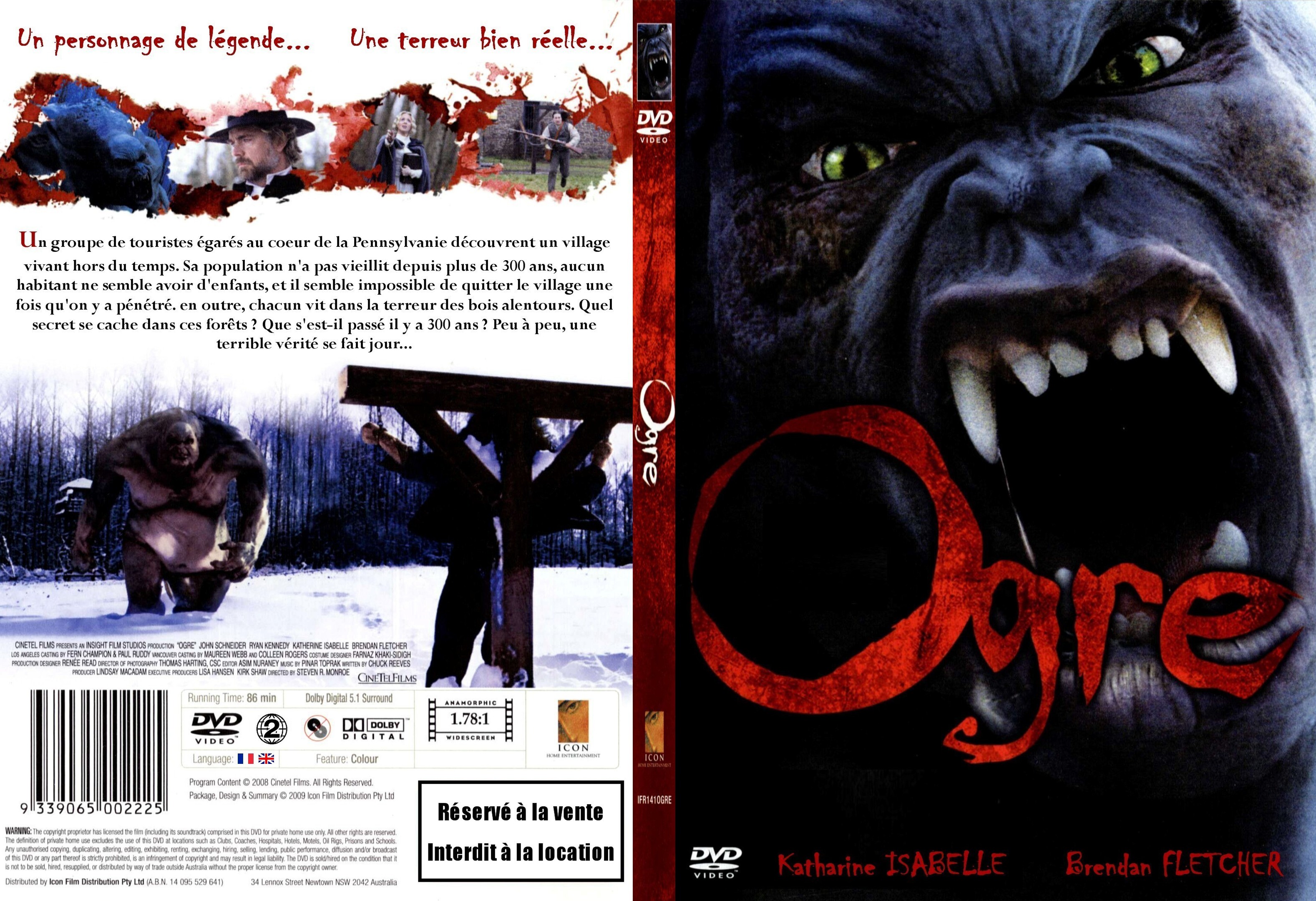 Jaquette DVD Ogre - SLIM