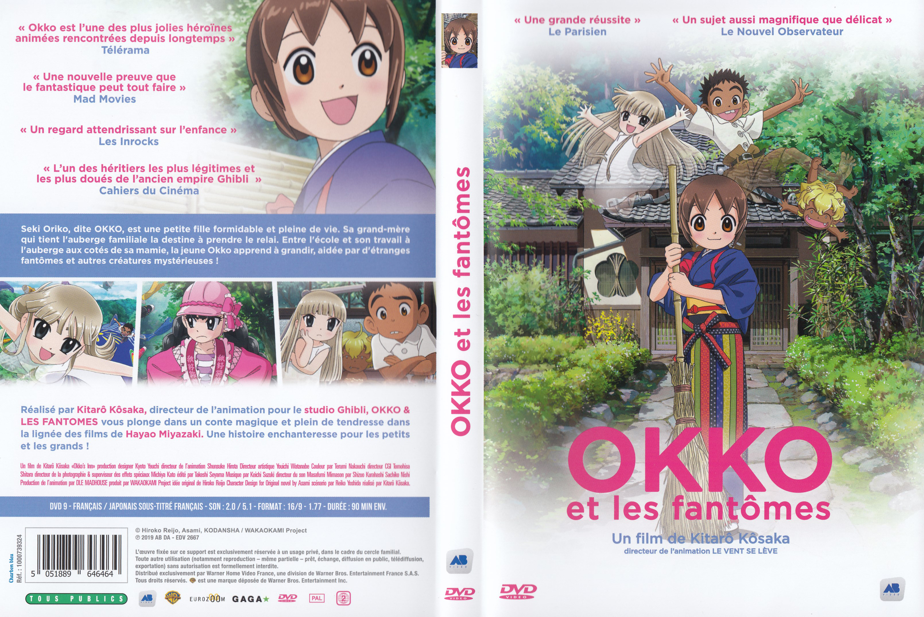 Jaquette DVD Okko et les fantmes