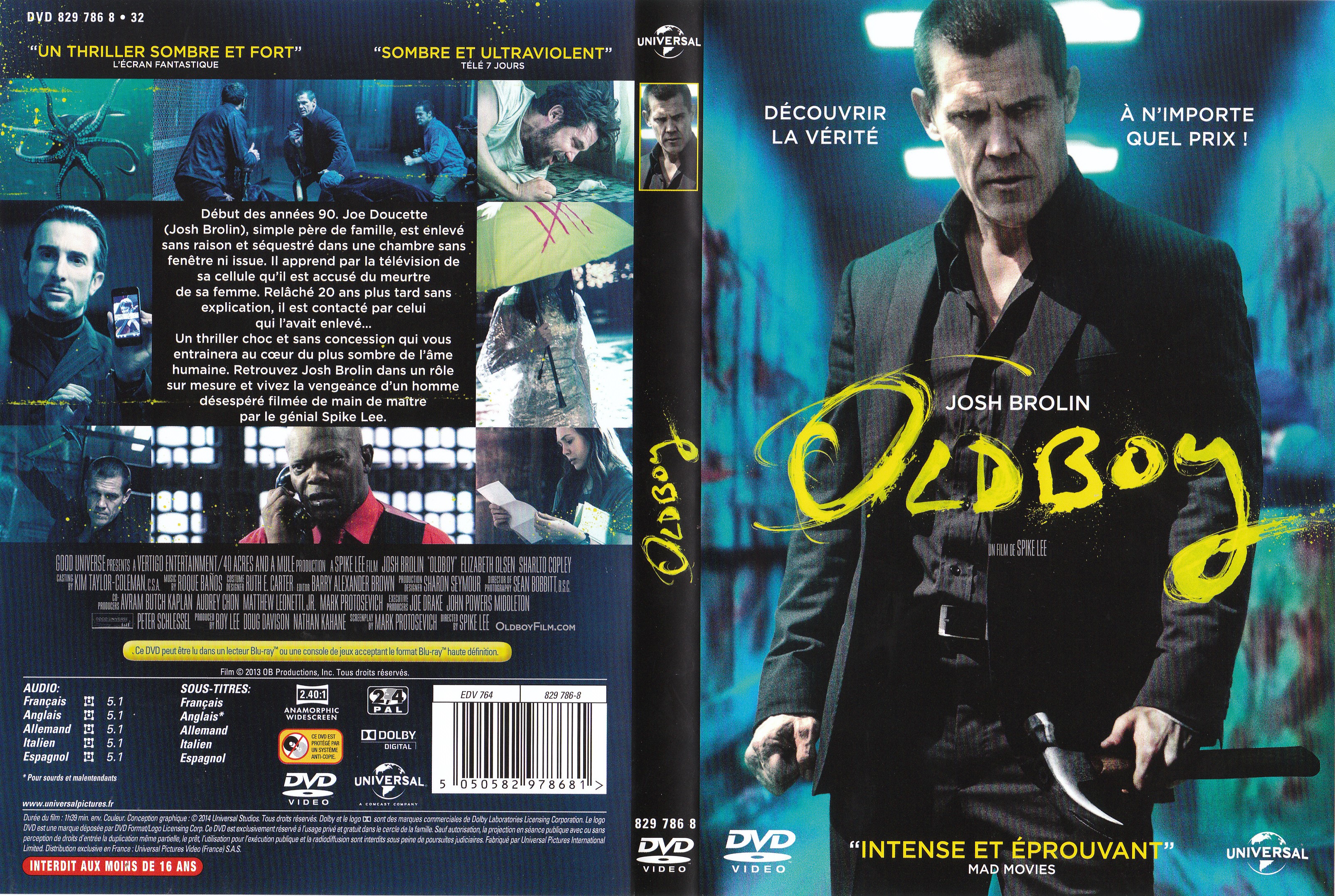 Jaquette DVD Oldboy