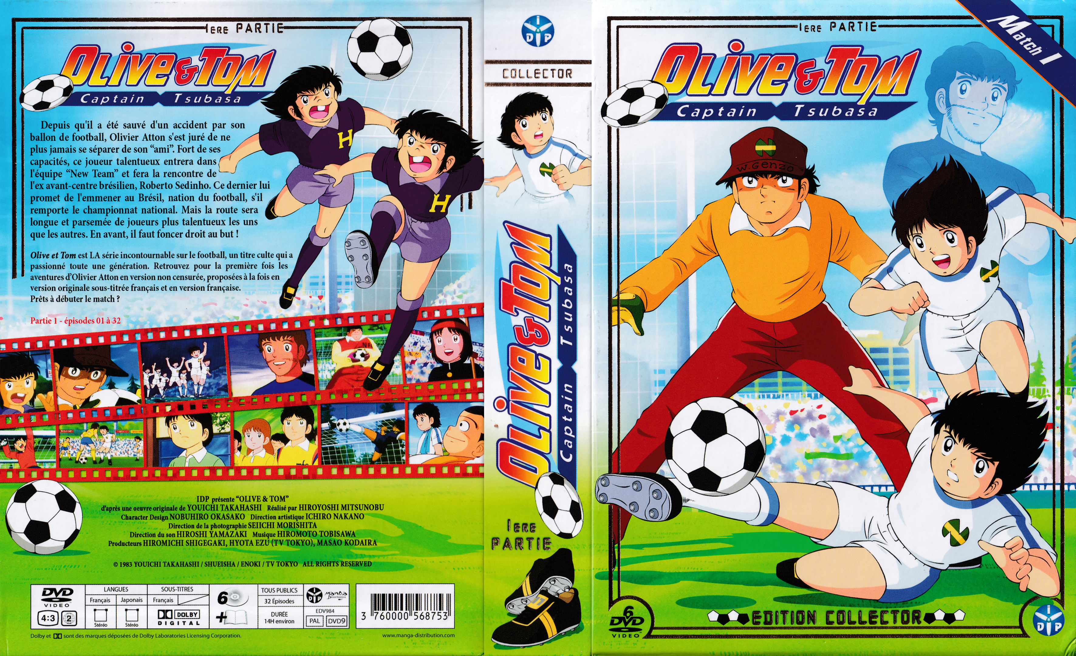 Jaquette DVD Olive et Tom Saison 01 COFFRET