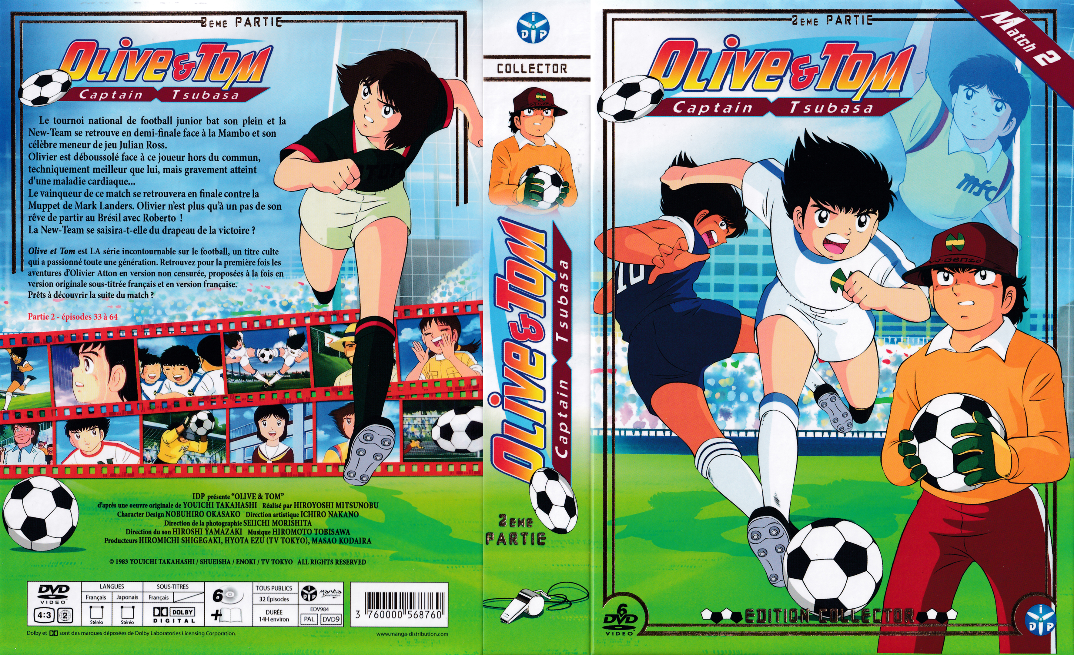 Jaquette DVD Olive et Tom Saison 02 COFFRET