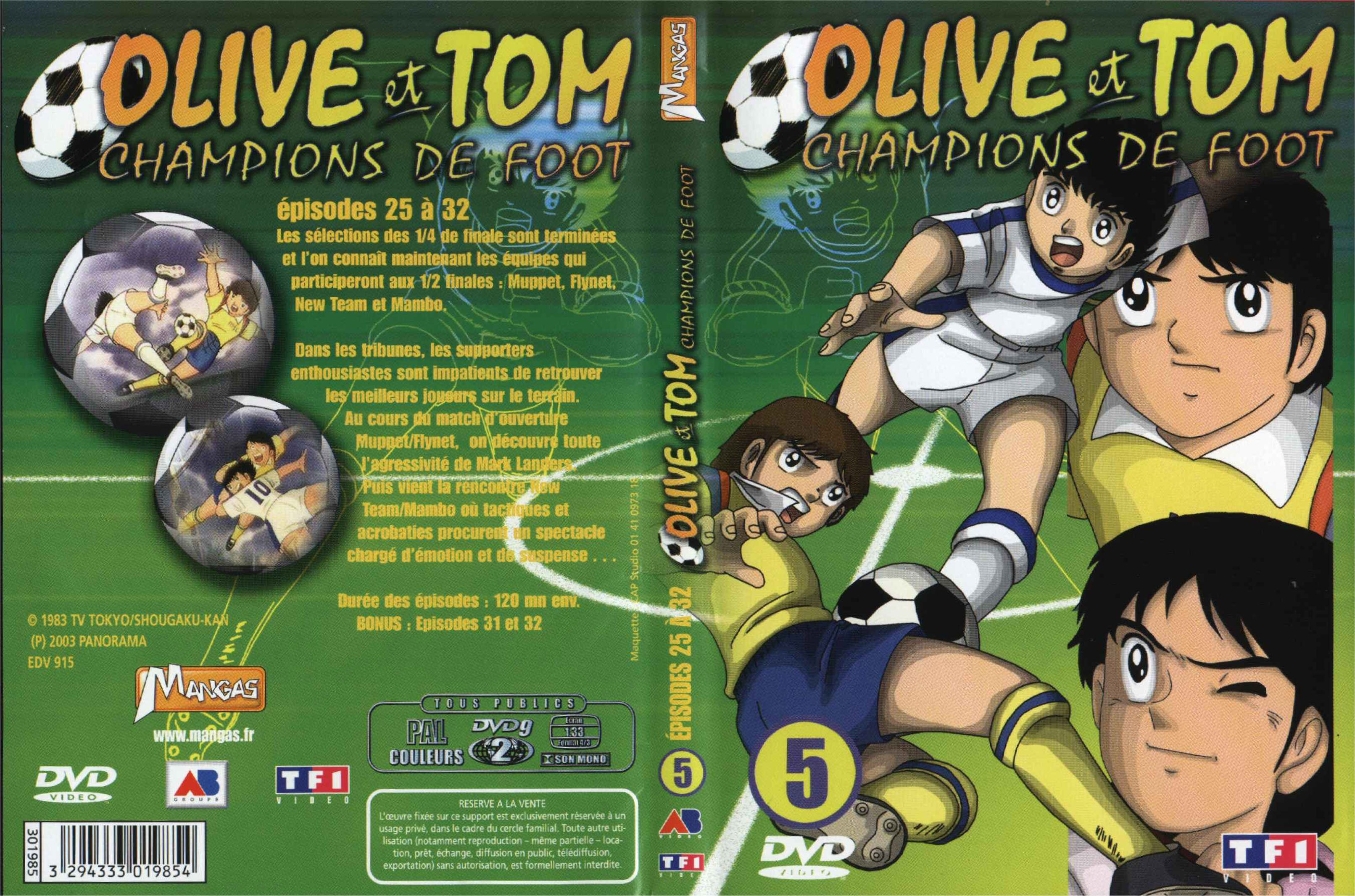Jaquette DVD Olive et Tom vol 05