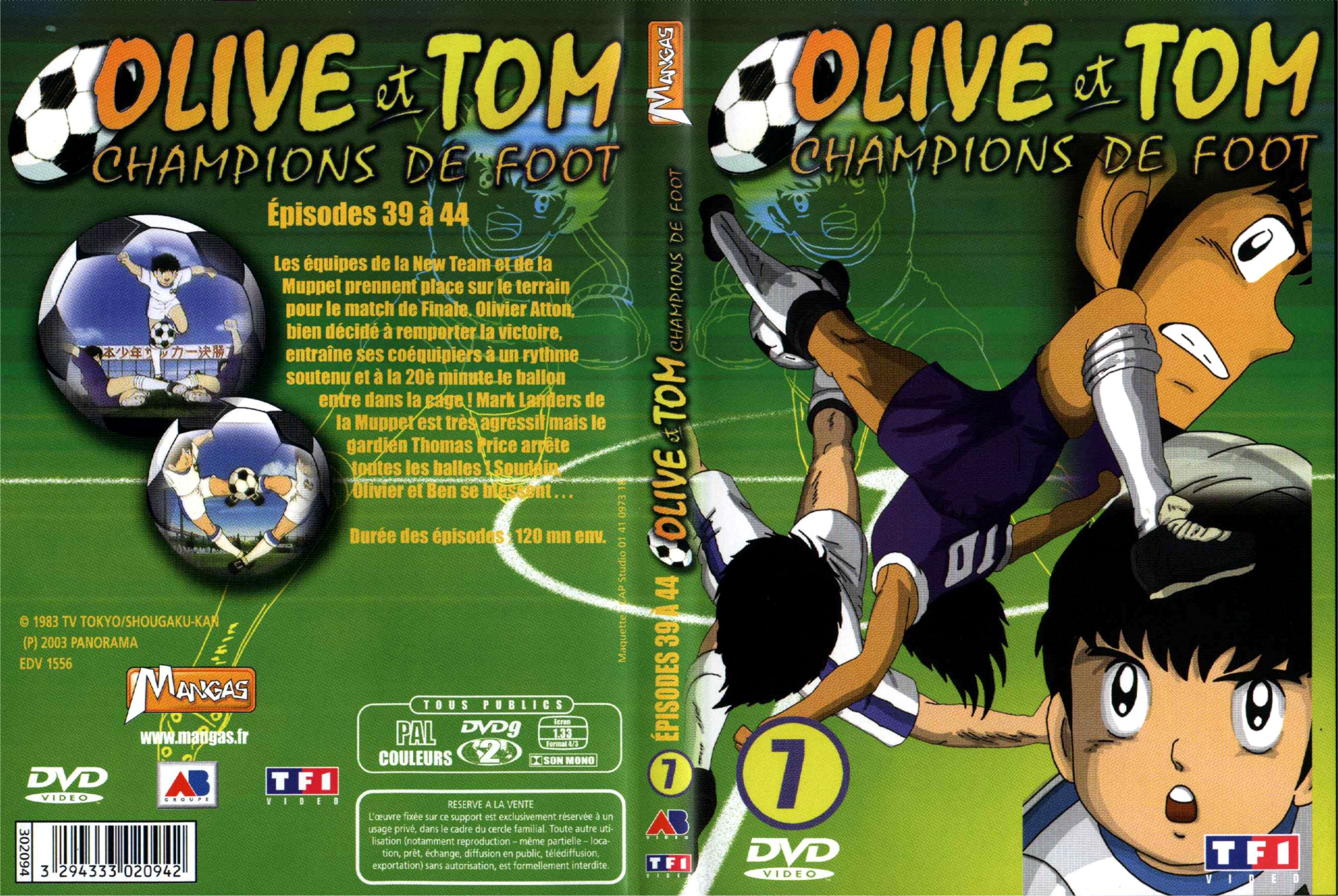 Jaquette DVD Olive et Tom vol 07