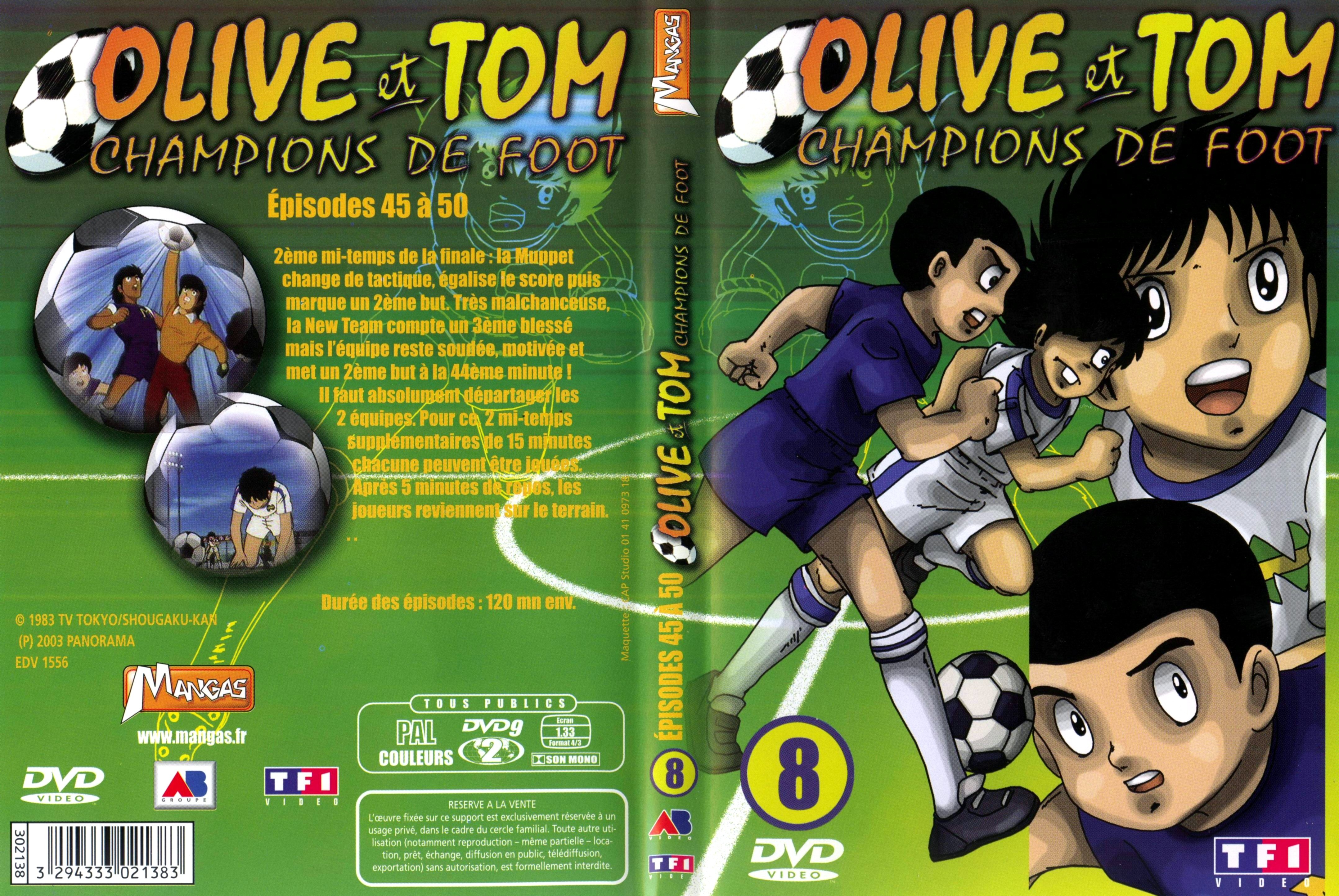 Jaquette DVD Olive et Tom vol 08