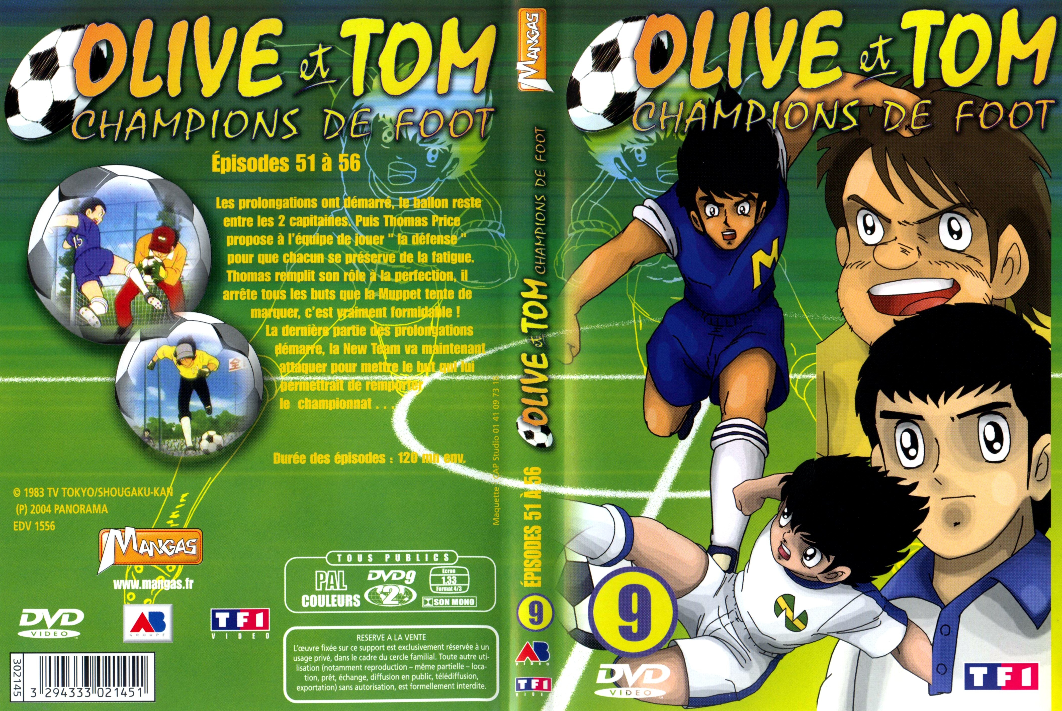 Jaquette DVD Olive et Tom vol 09