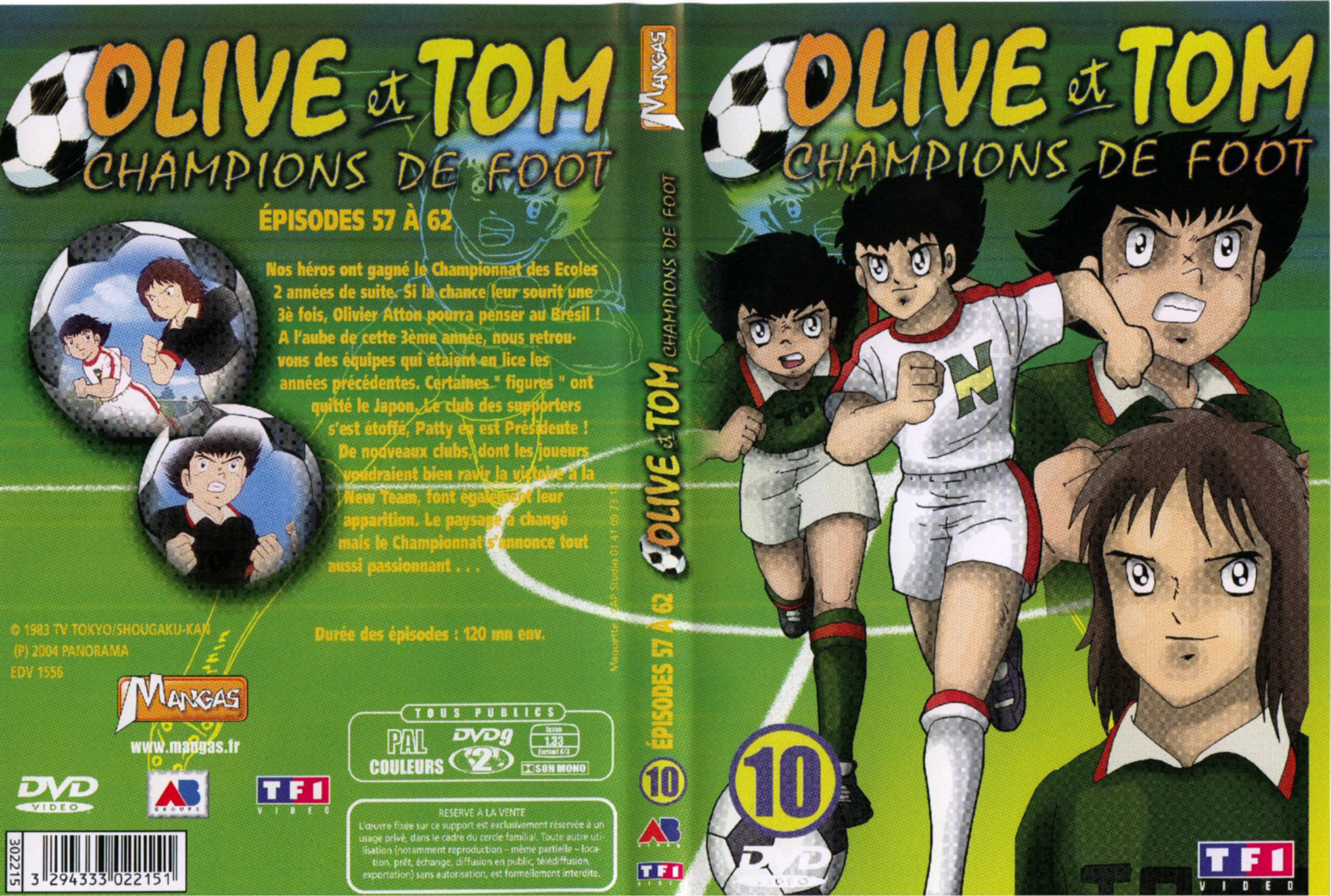 Jaquette DVD Olive et Tom vol 10