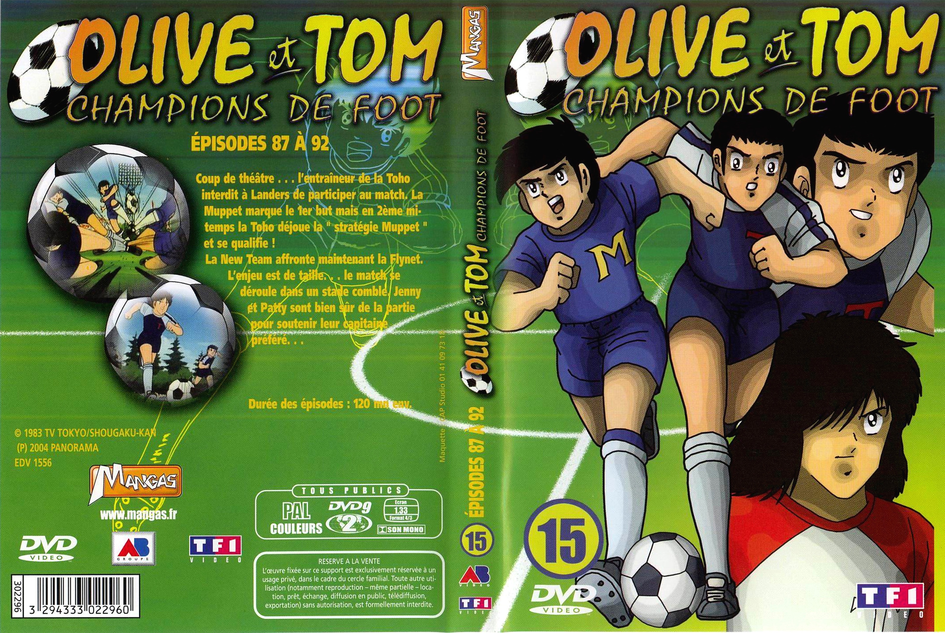 Jaquette DVD Olive et Tom vol 15