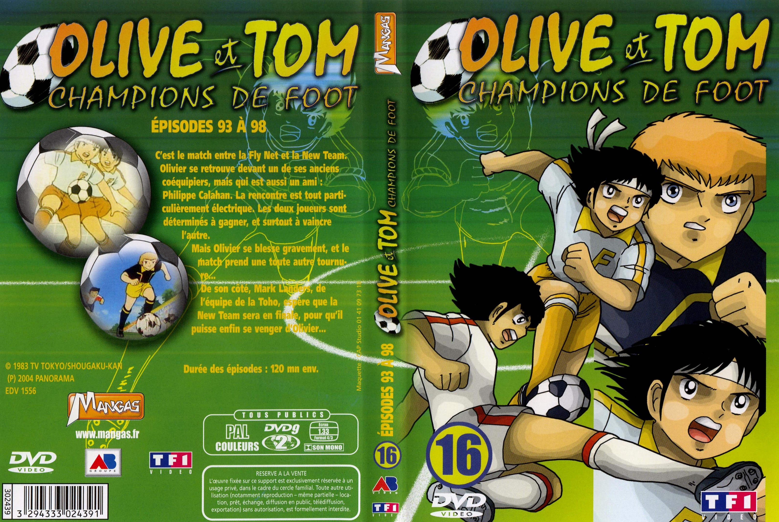 Jaquette DVD Olive et Tom vol 16