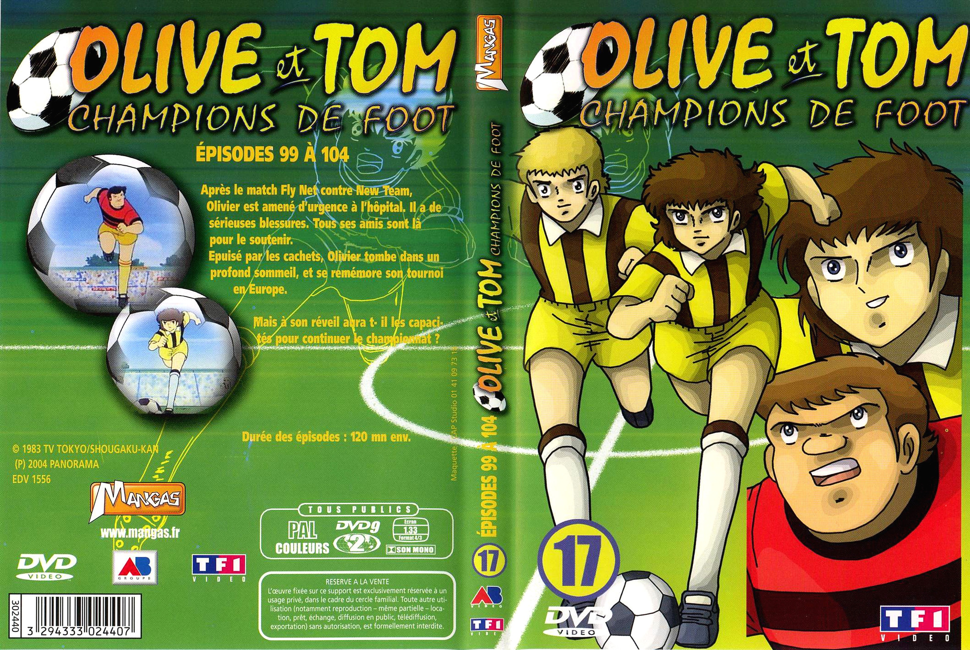 Jaquette DVD Olive et Tom vol 17