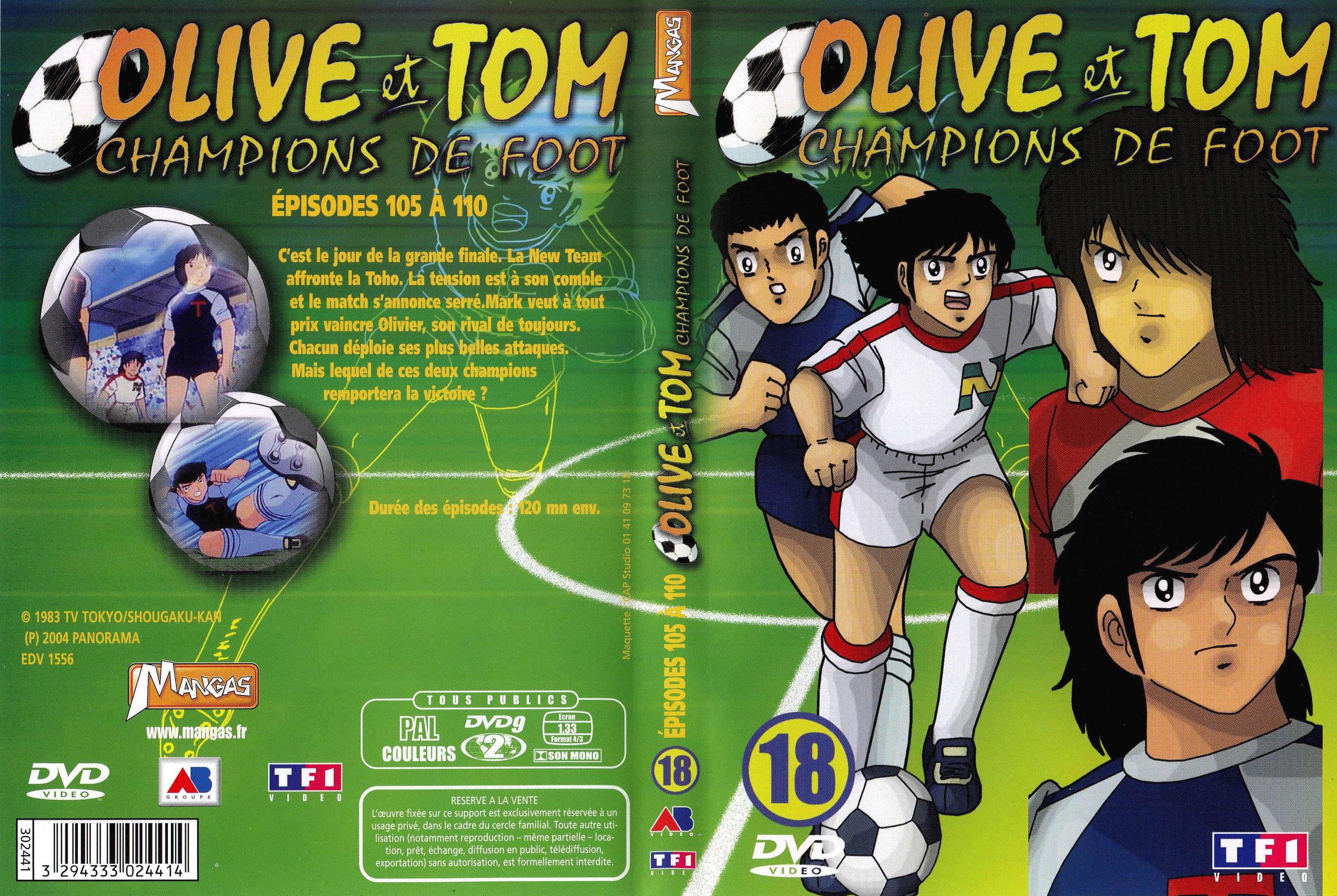 Jaquette DVD Olive et Tom vol 18