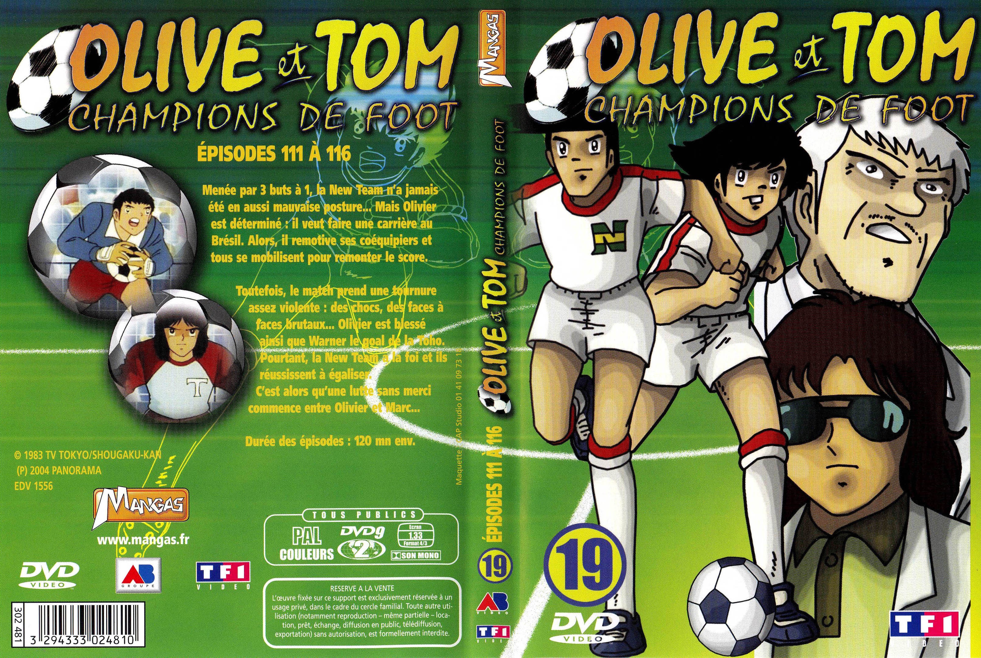 Jaquette DVD Olive et Tom vol 19