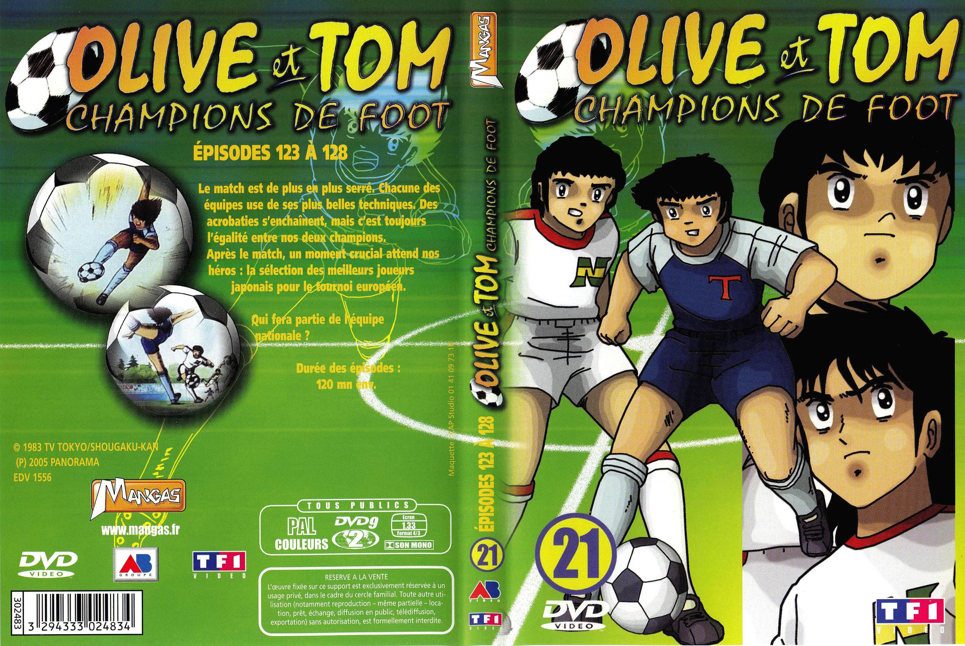 Jaquette DVD Olive et Tom vol 21