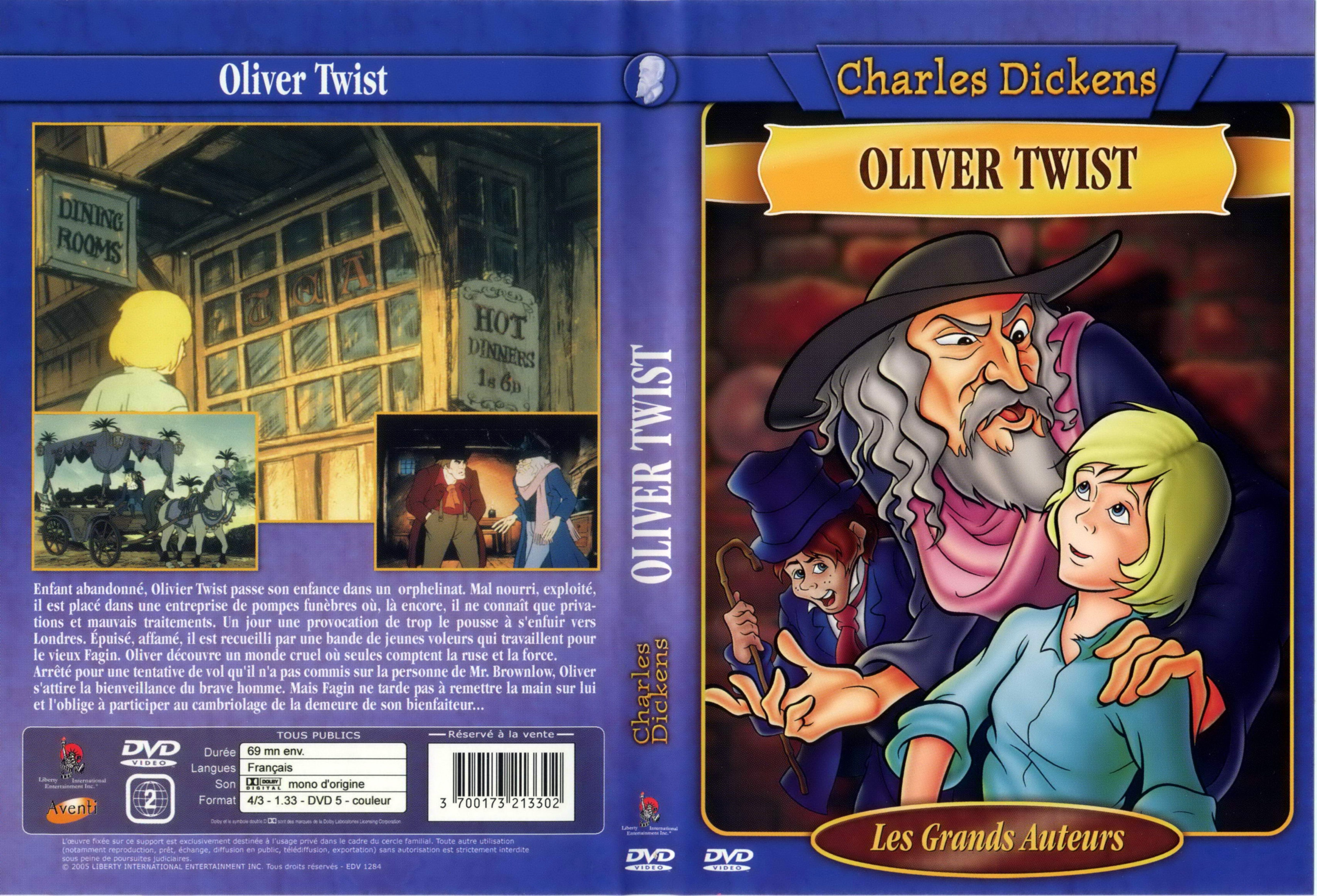 Jaquette DVD Oliver Twist DA v2
