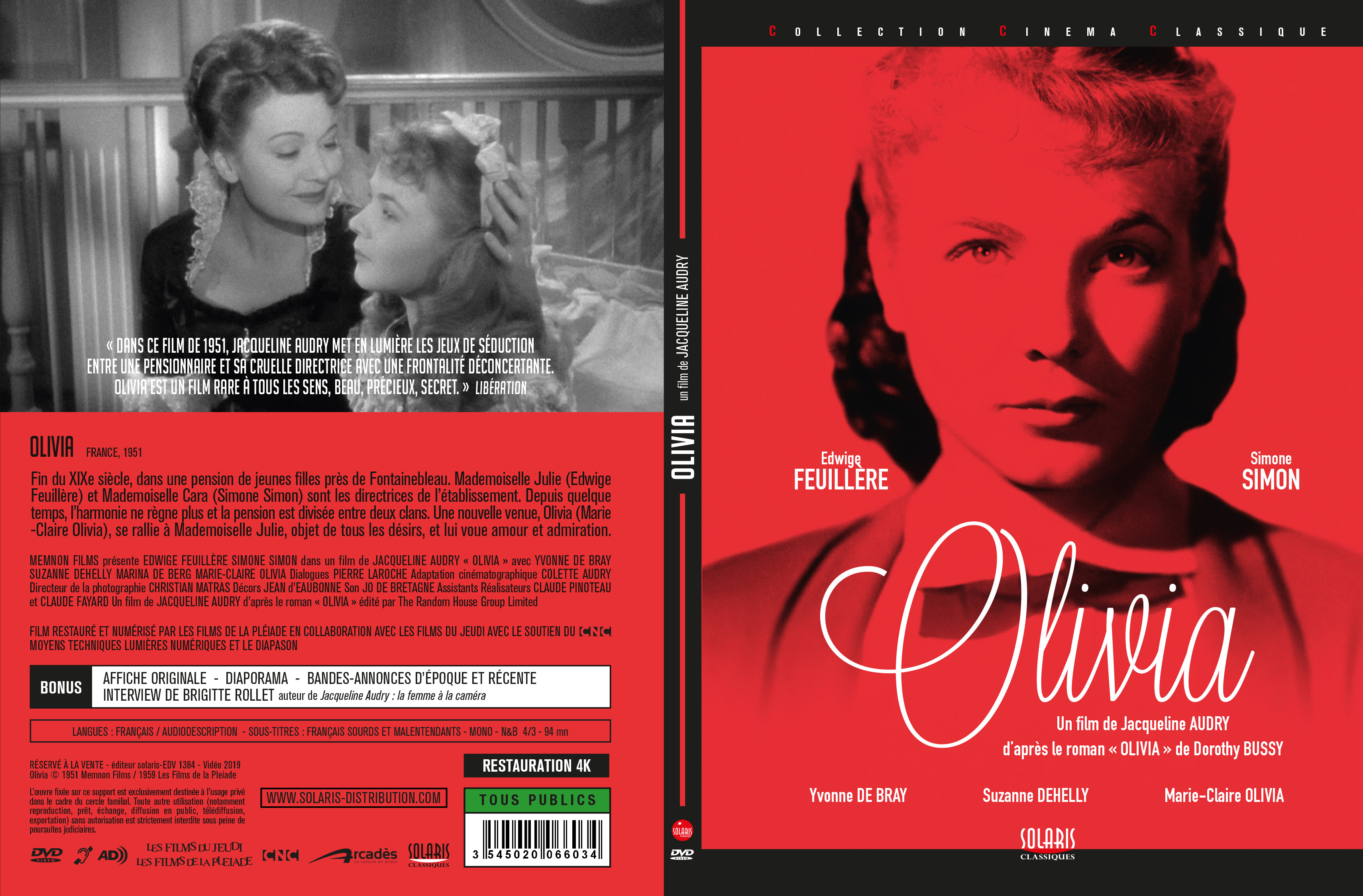 Jaquette DVD Olivia