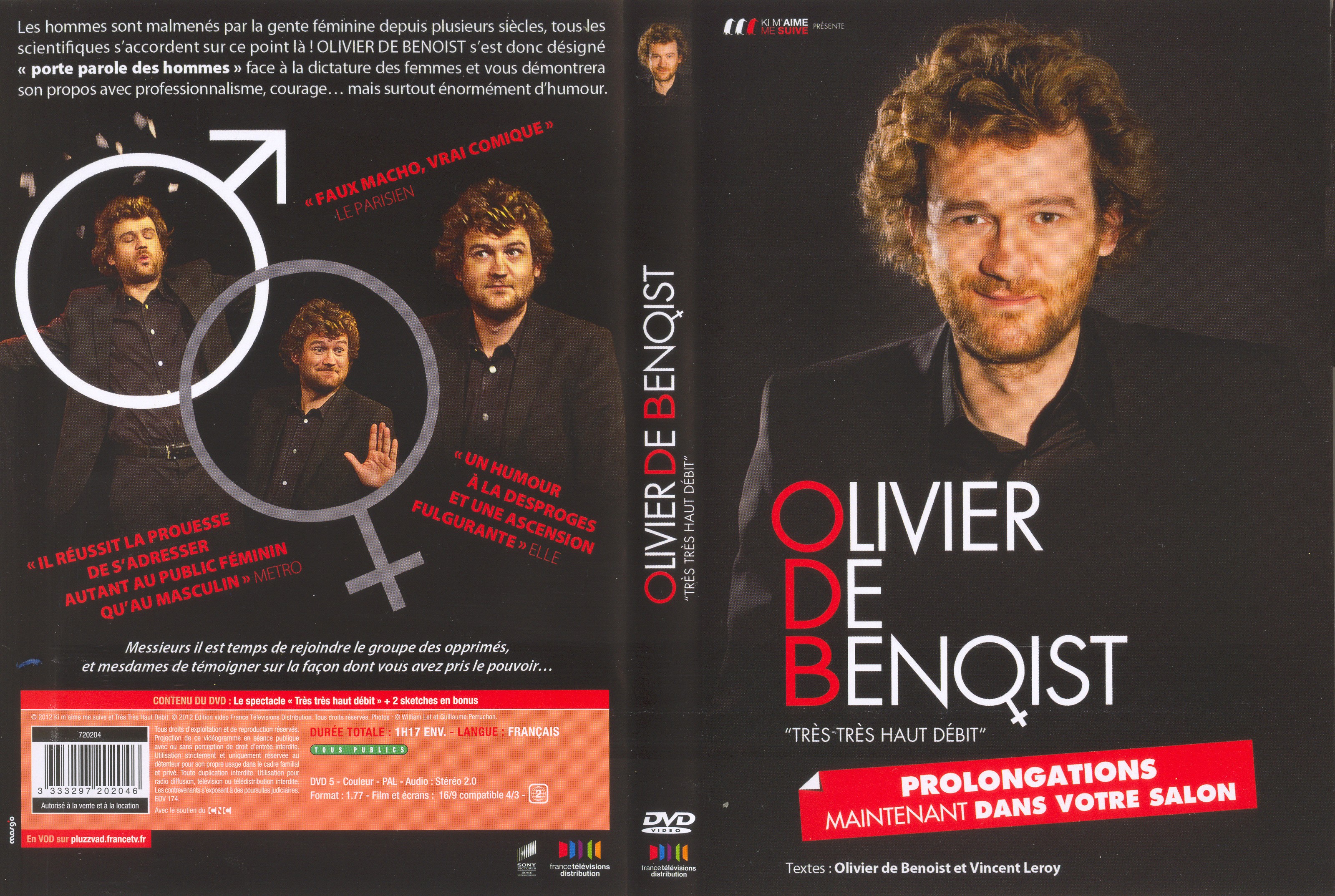 Jaquette DVD Olivier de Benoist - Trs trs haut dbit