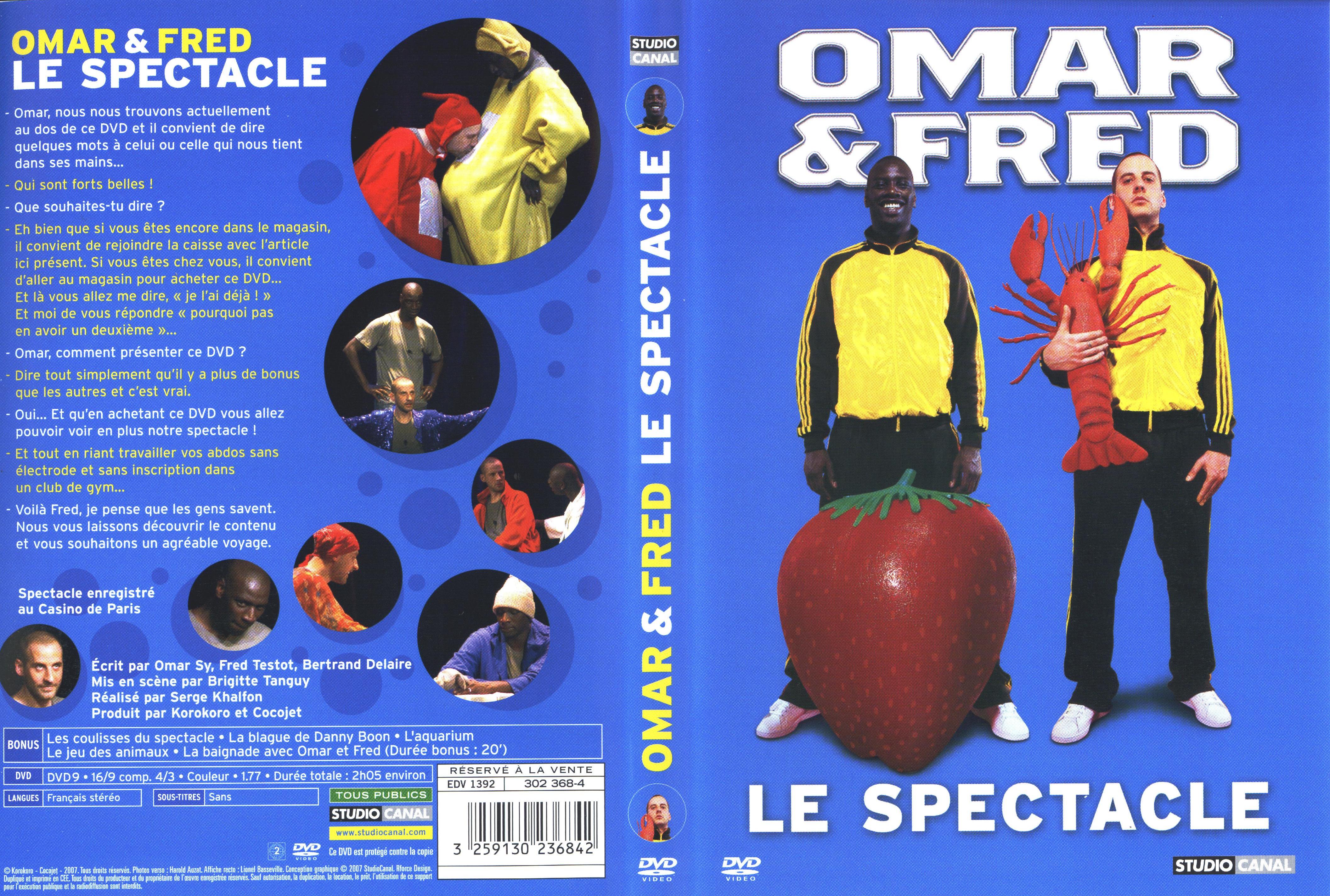 Jaquette DVD Omar & Fred - Le spectacle