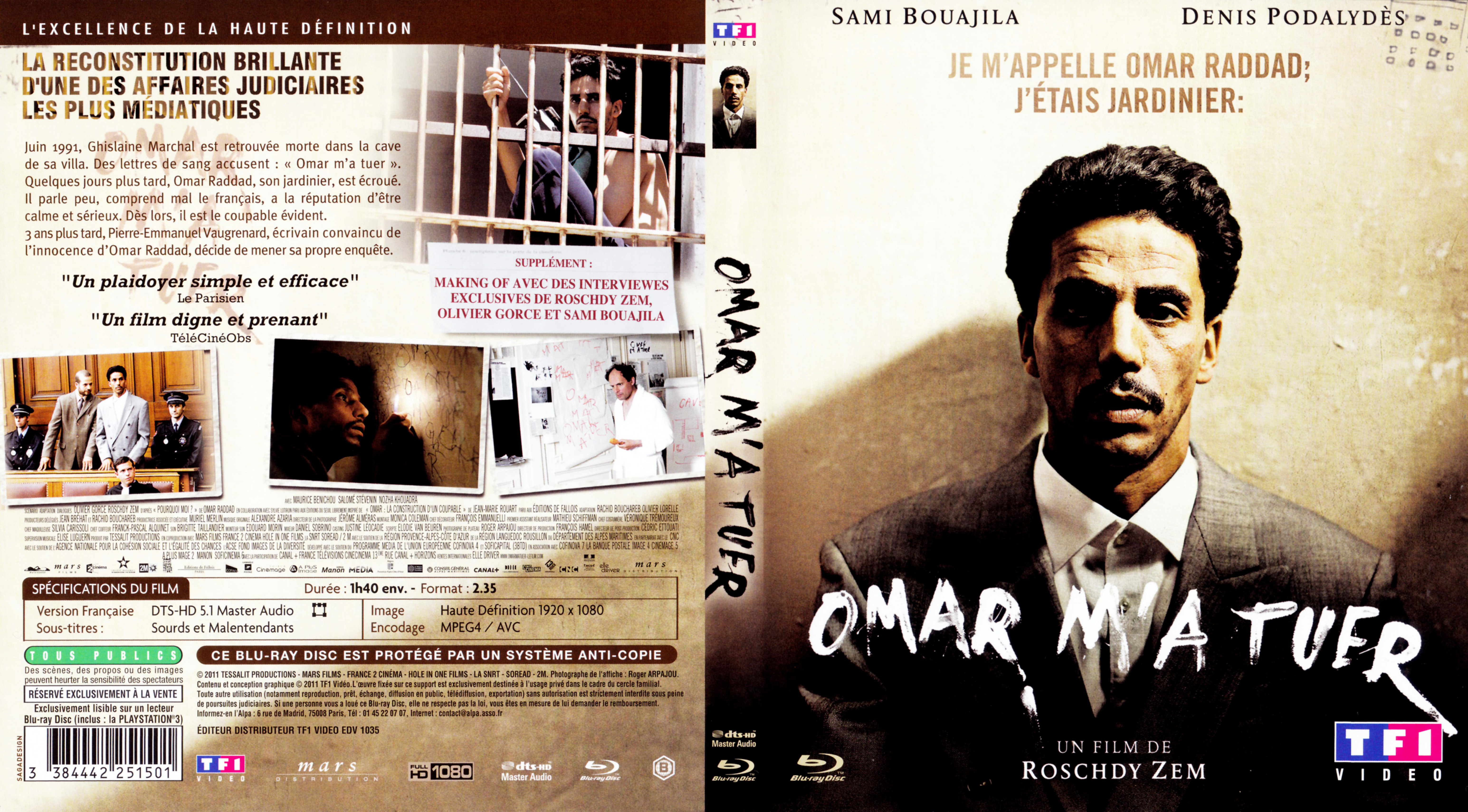 Jaquette DVD Omar m