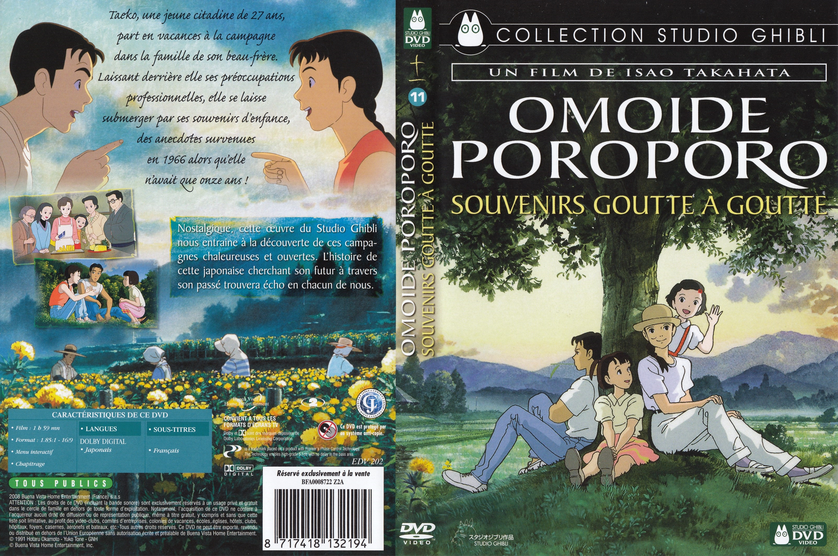 Jaquette DVD Omoide poroporo v2