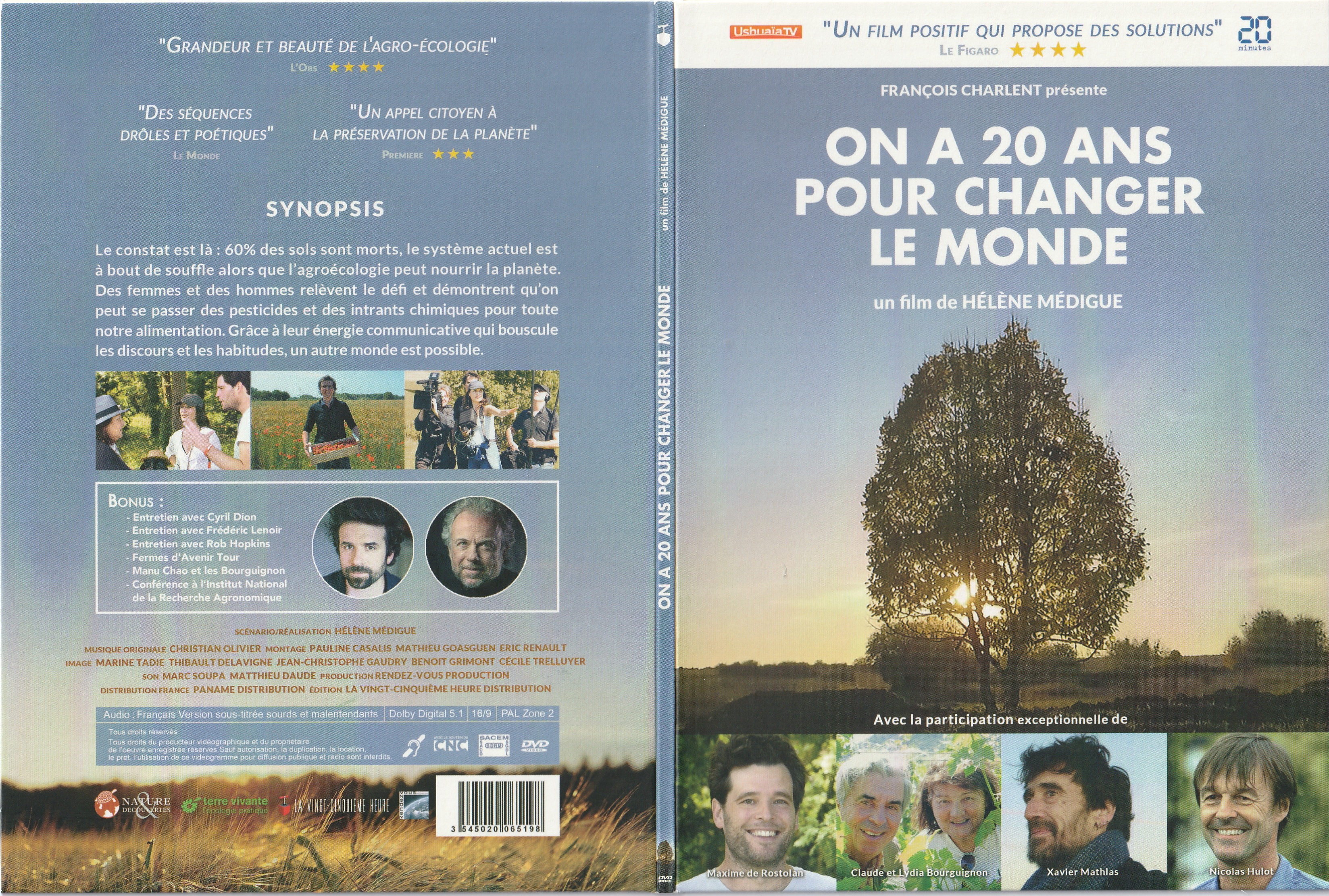 Jaquette DVD On a 20 ans pour changer le monde