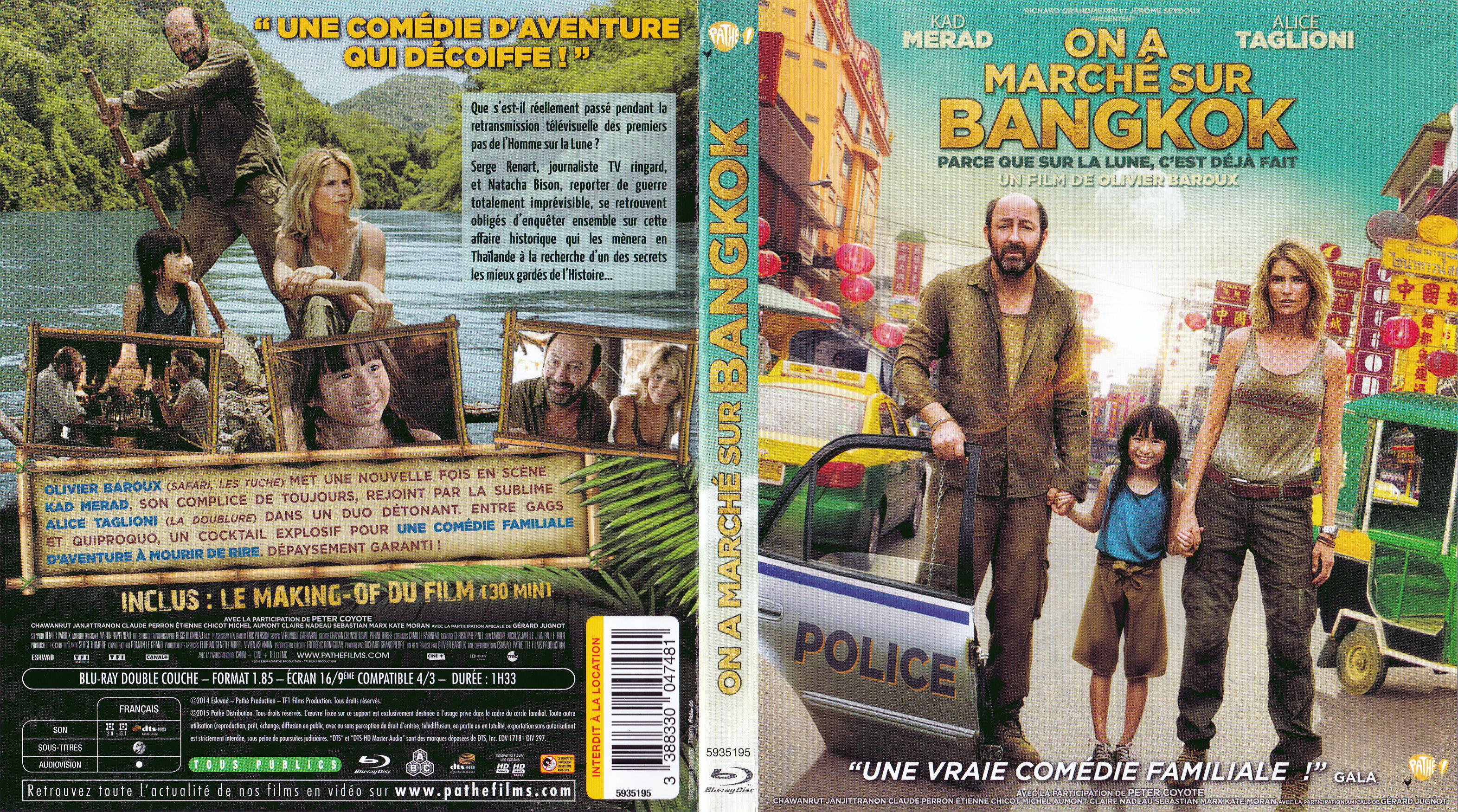 Jaquette DVD On a marche sur Bangkok (BLU-RAY)