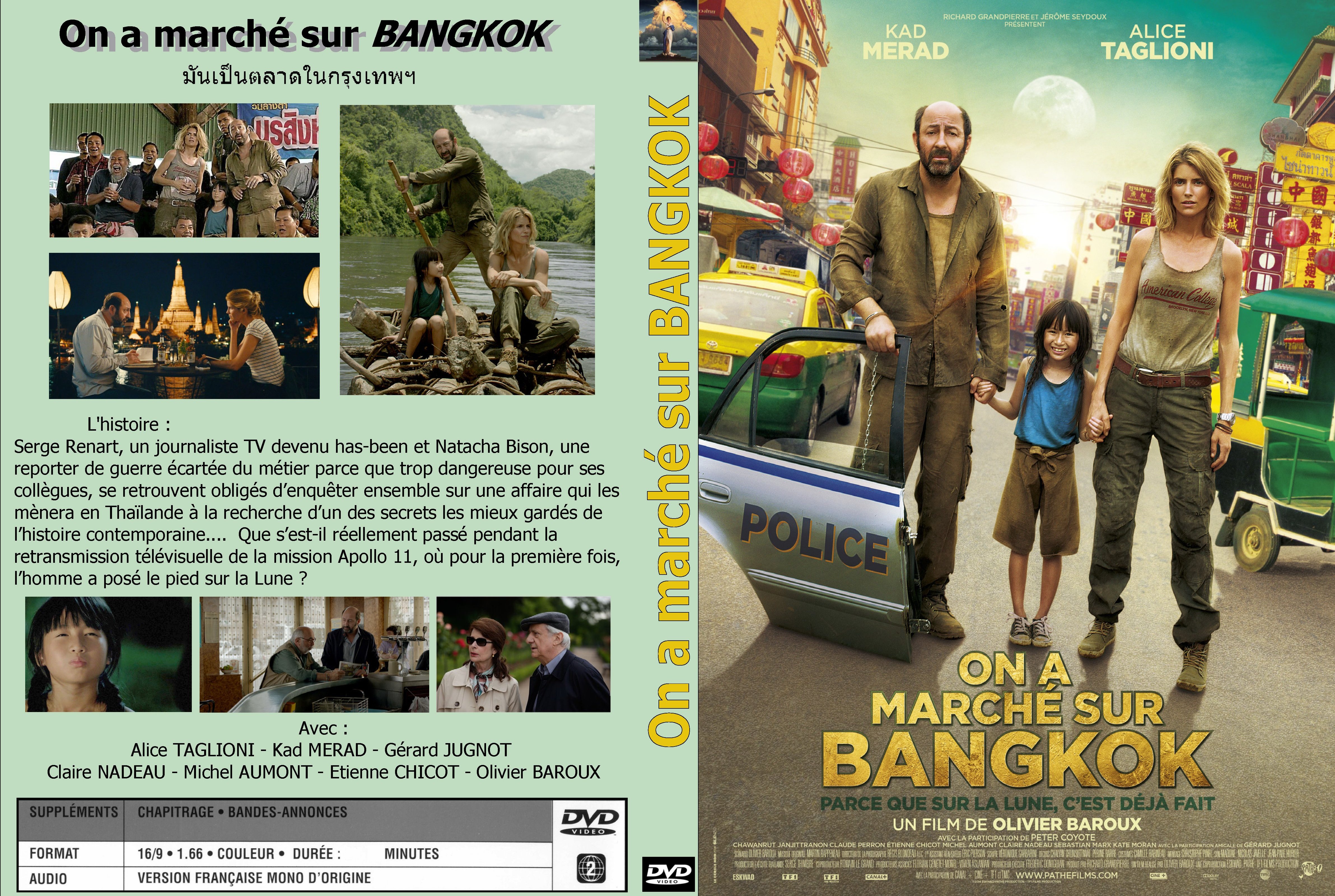 Jaquette DVD On a march sur Bangkok custom