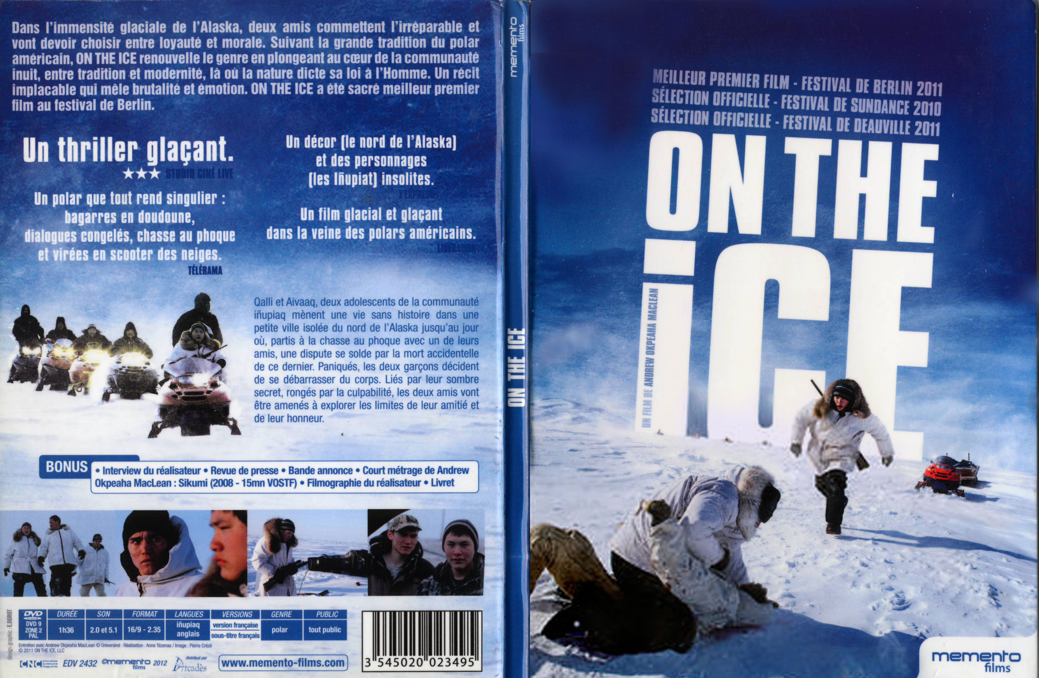 Jaquette DVD On the Ice