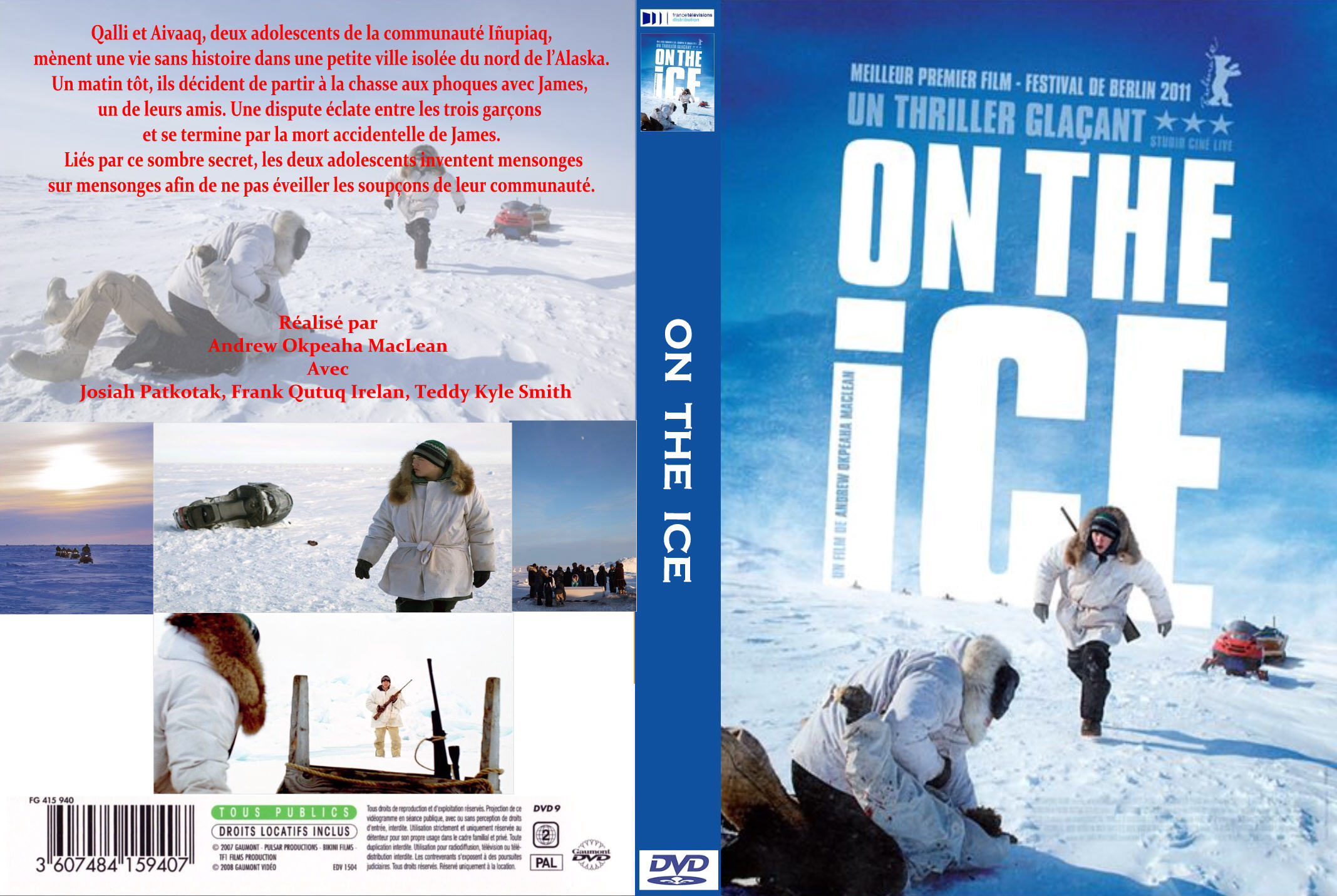 Jaquette DVD On the ice custom