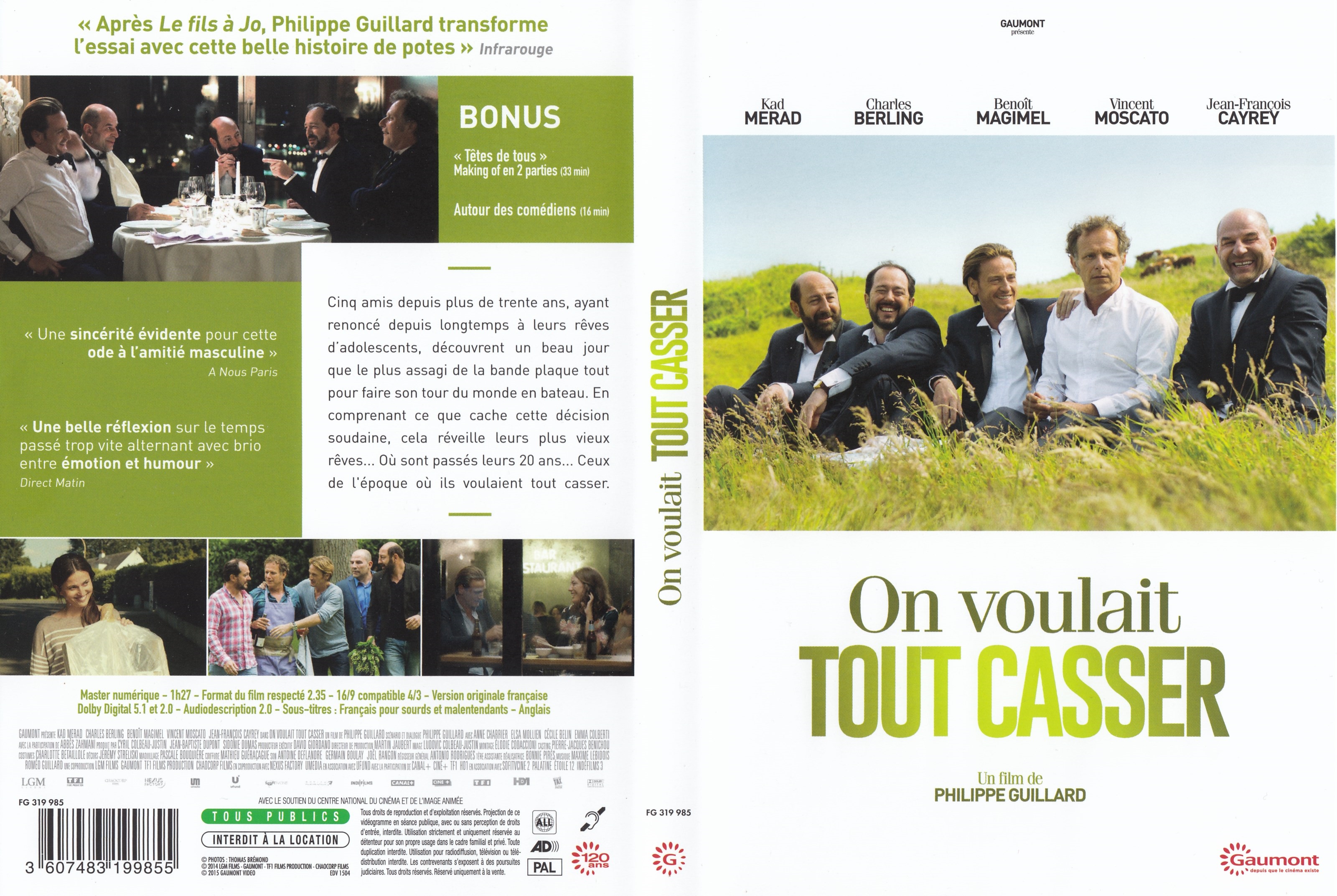 Jaquette DVD On voulait tout casser