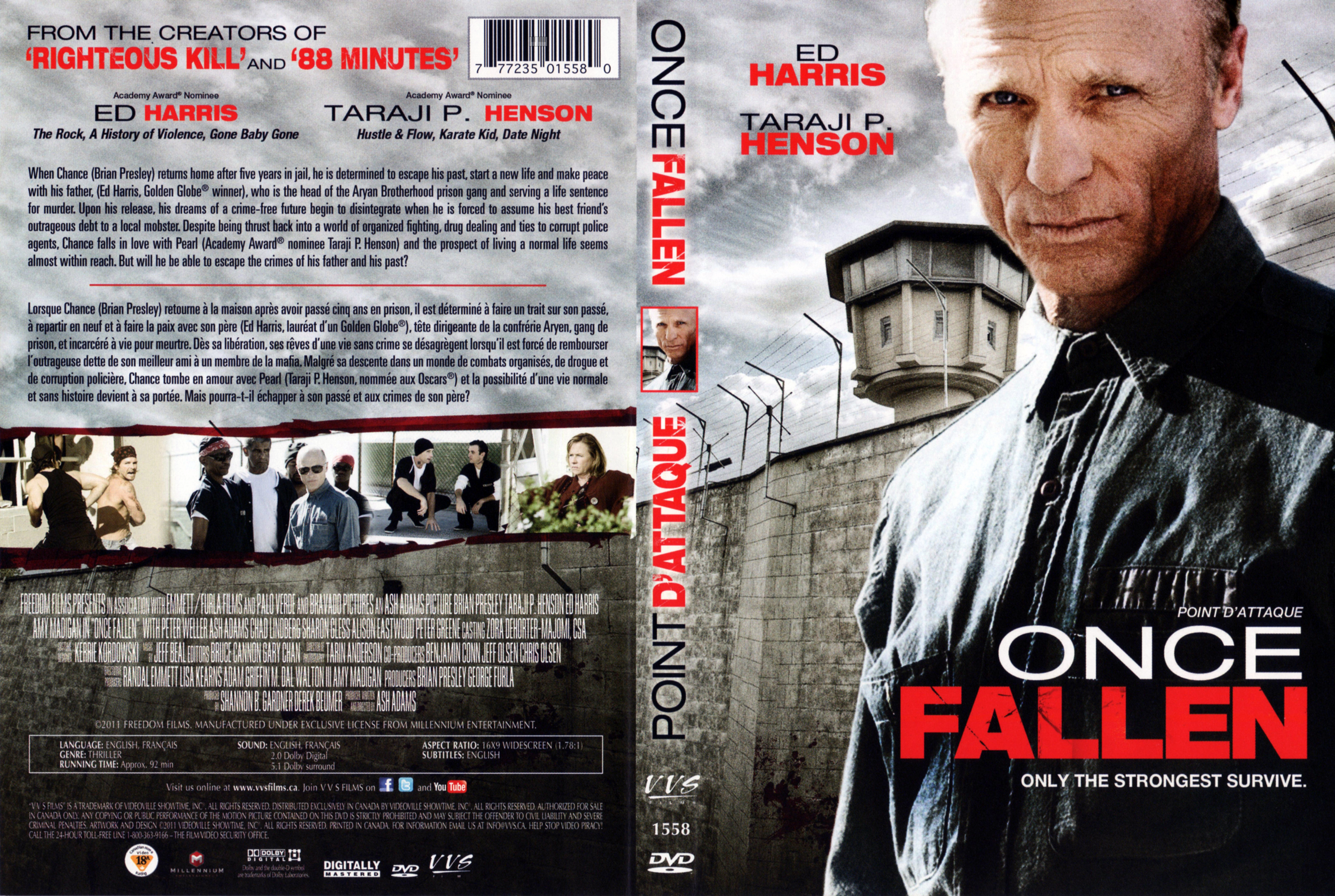 Jaquette DVD Once Fallen Zone 1