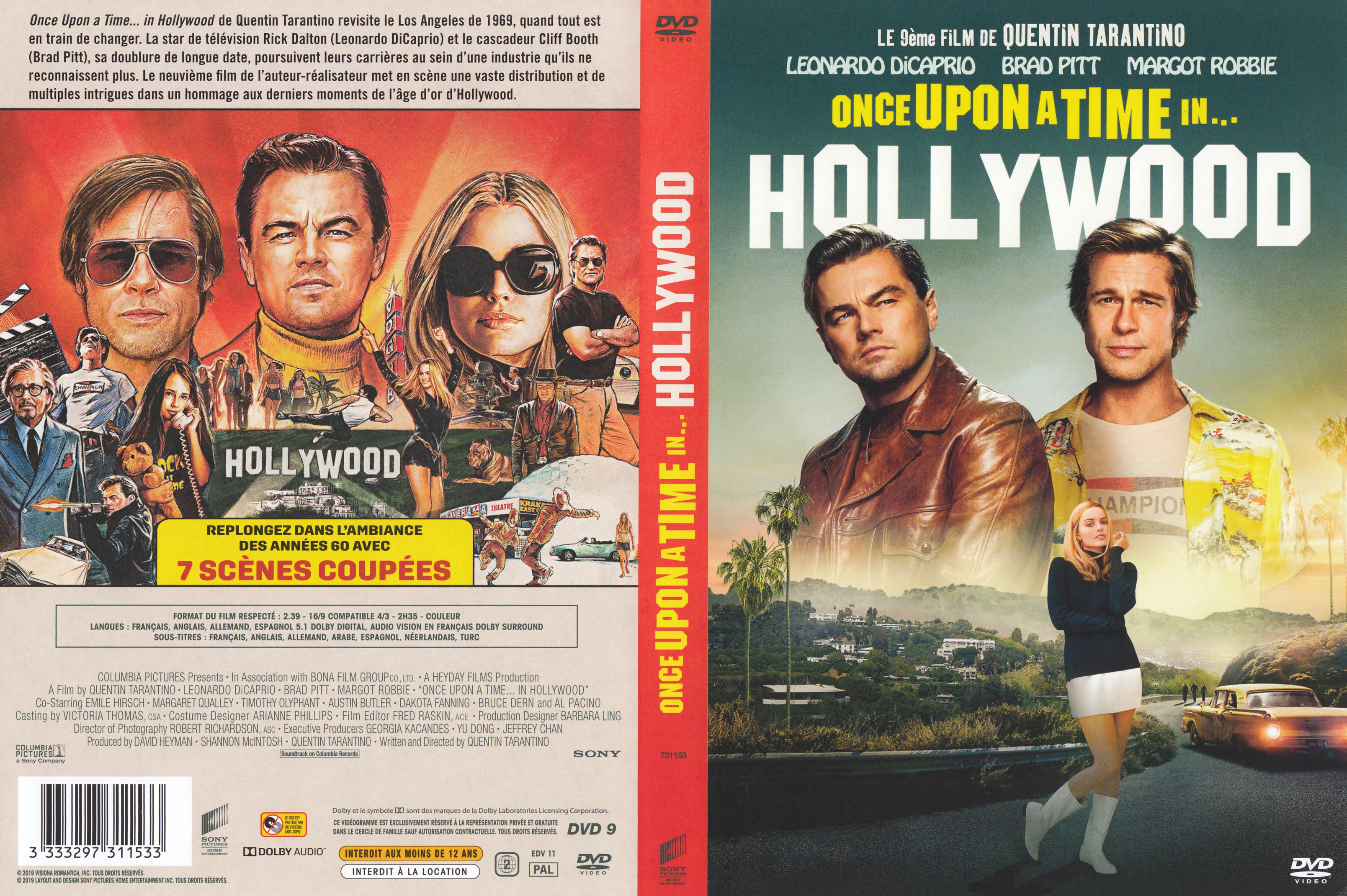 Jaquette DVD Once Upon A Time...in Hollywood