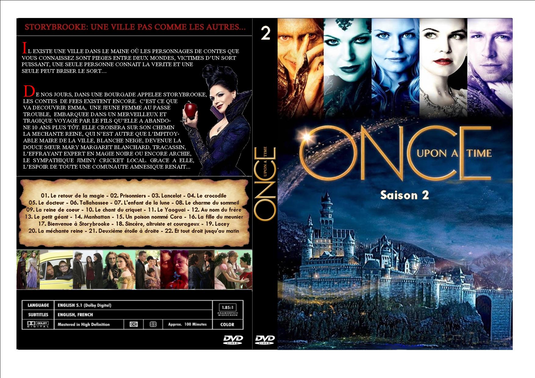 Jaquette DVD Once Upon A Time Saison 2 custom