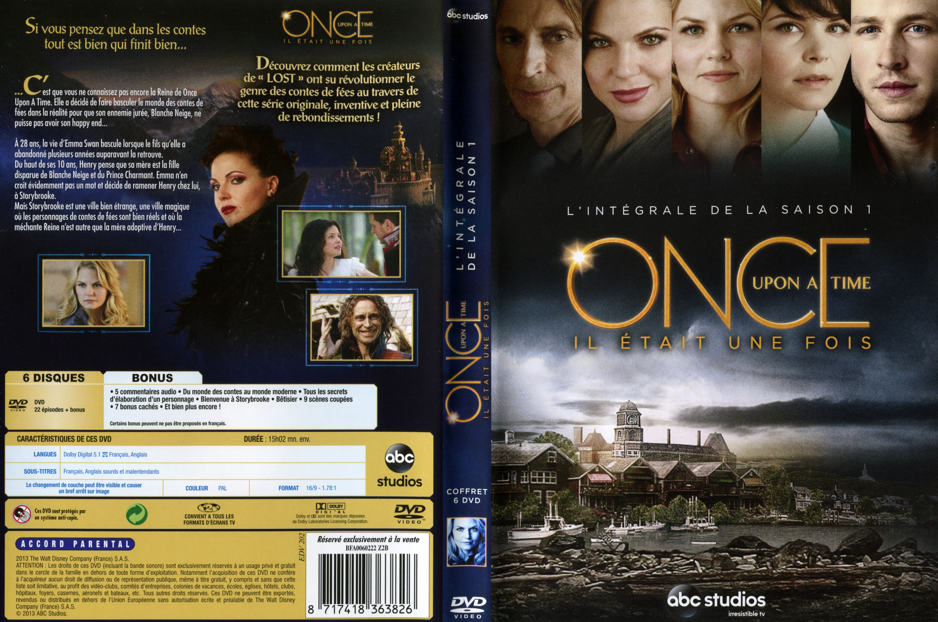 Jaquette DVD Once Upon a Time saison 1