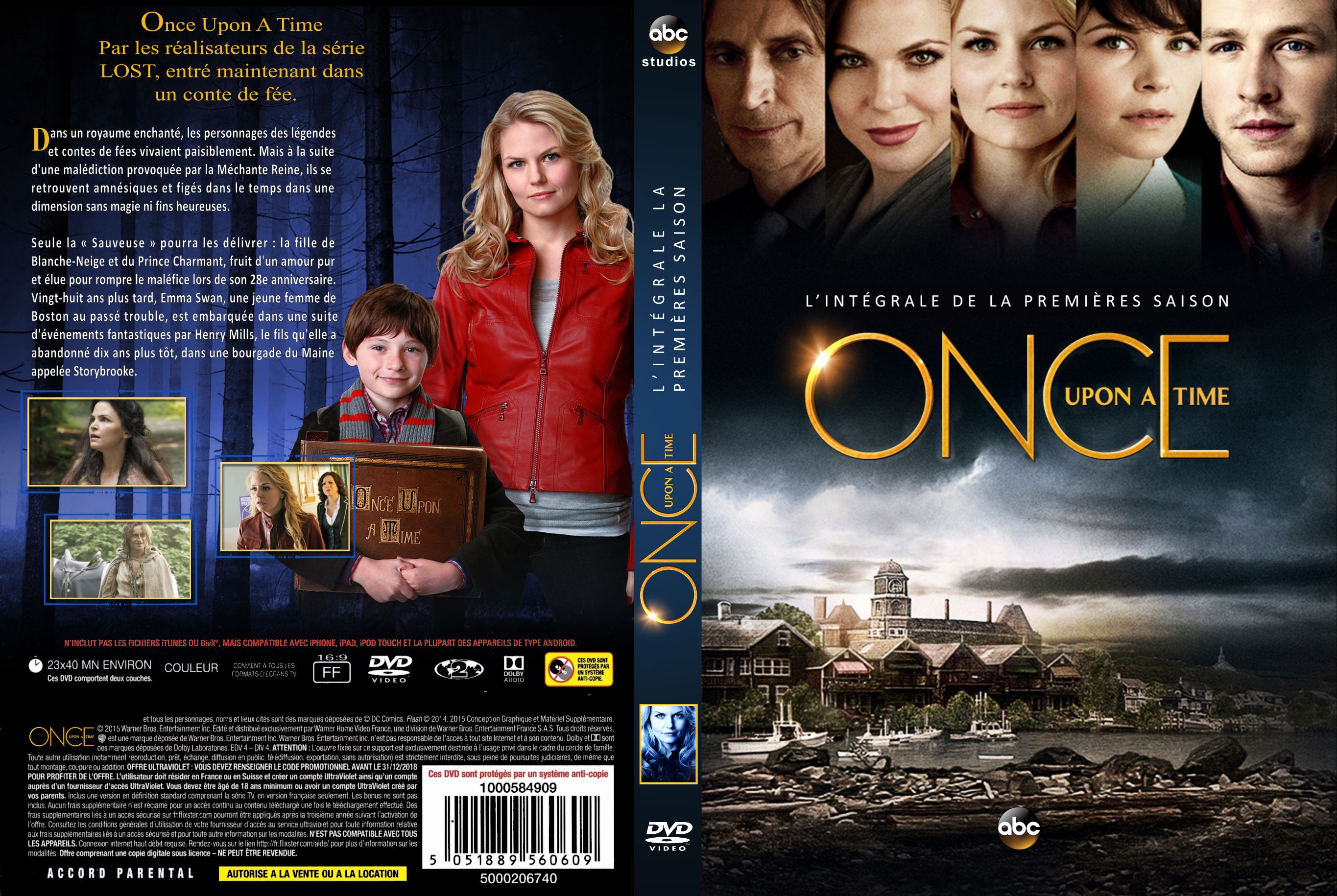 Jaquette DVD Once Upon a Time saison 1 custom