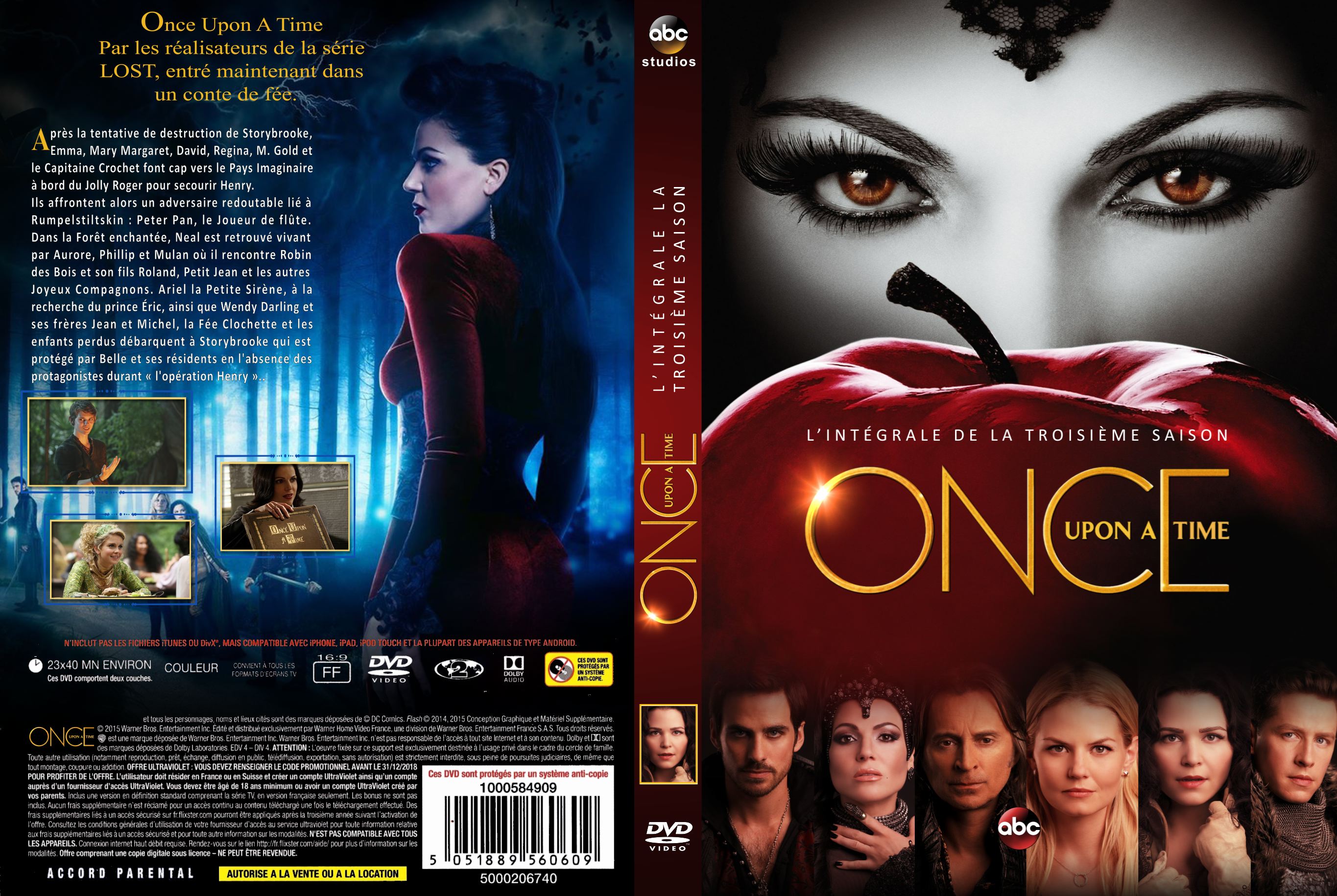 Jaquette DVD Once Upon a Time saison 3 custom