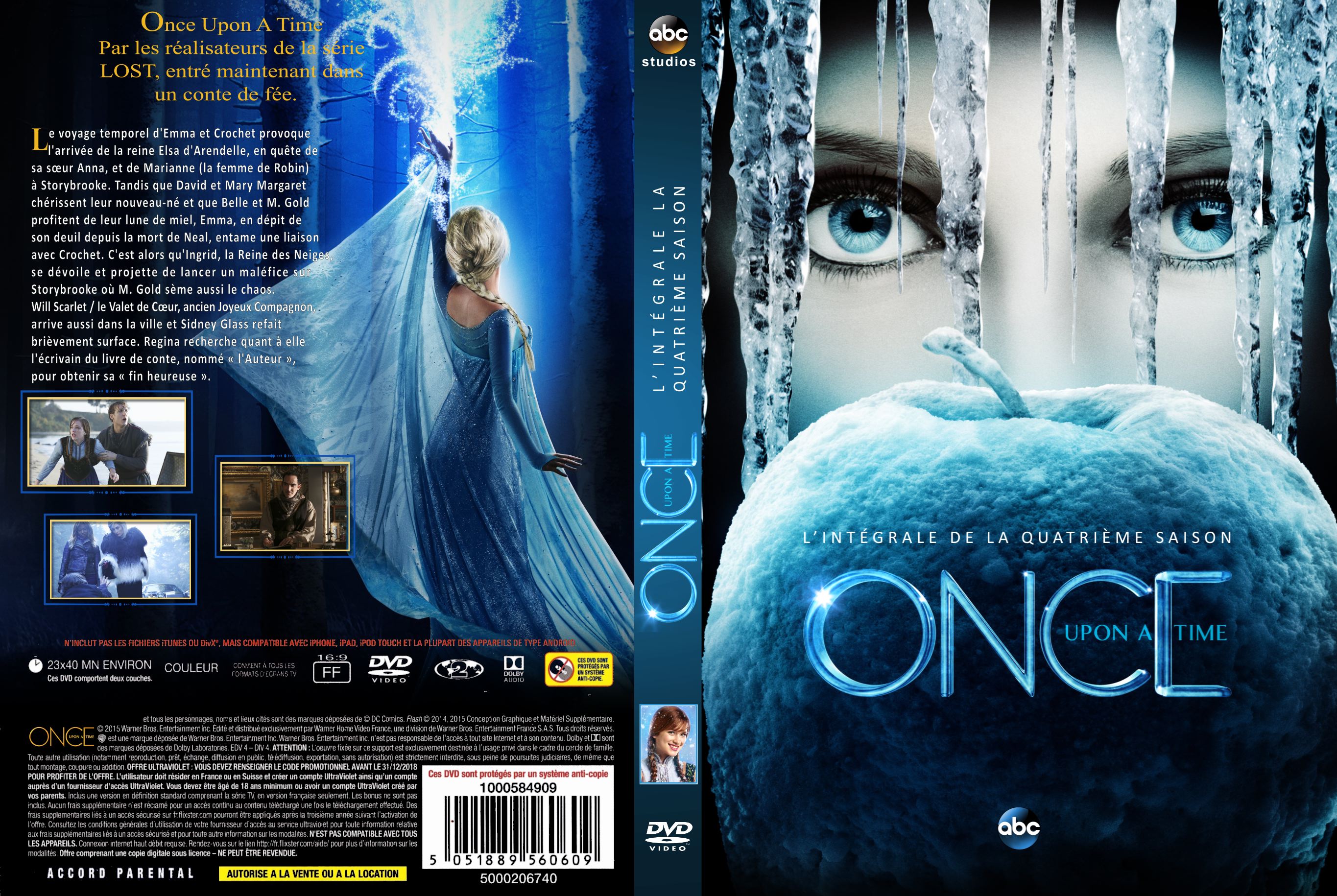 Jaquette DVD Once Upon a Time saison 4 custom