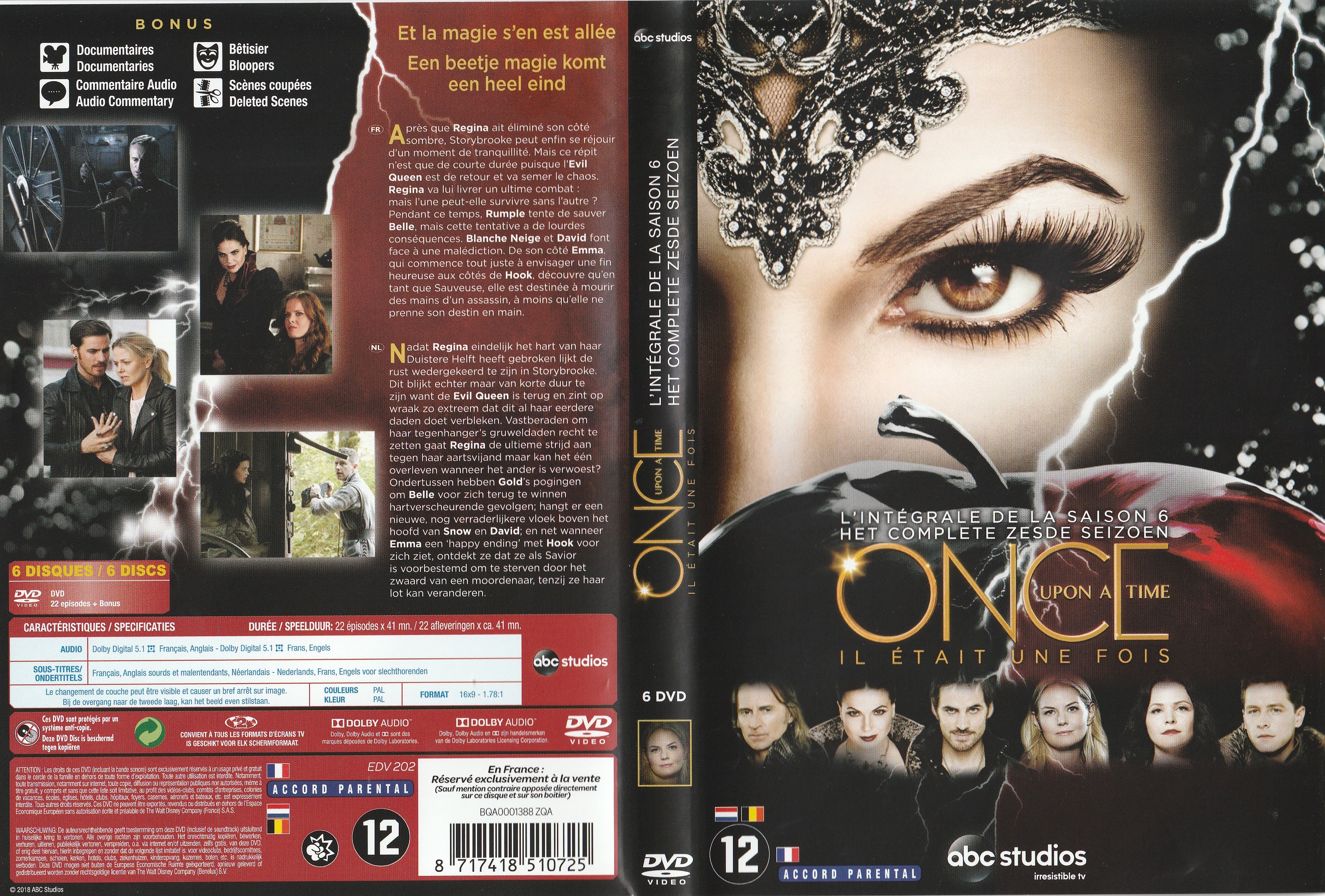 Jaquette DVD Once Upon a Time saison 6