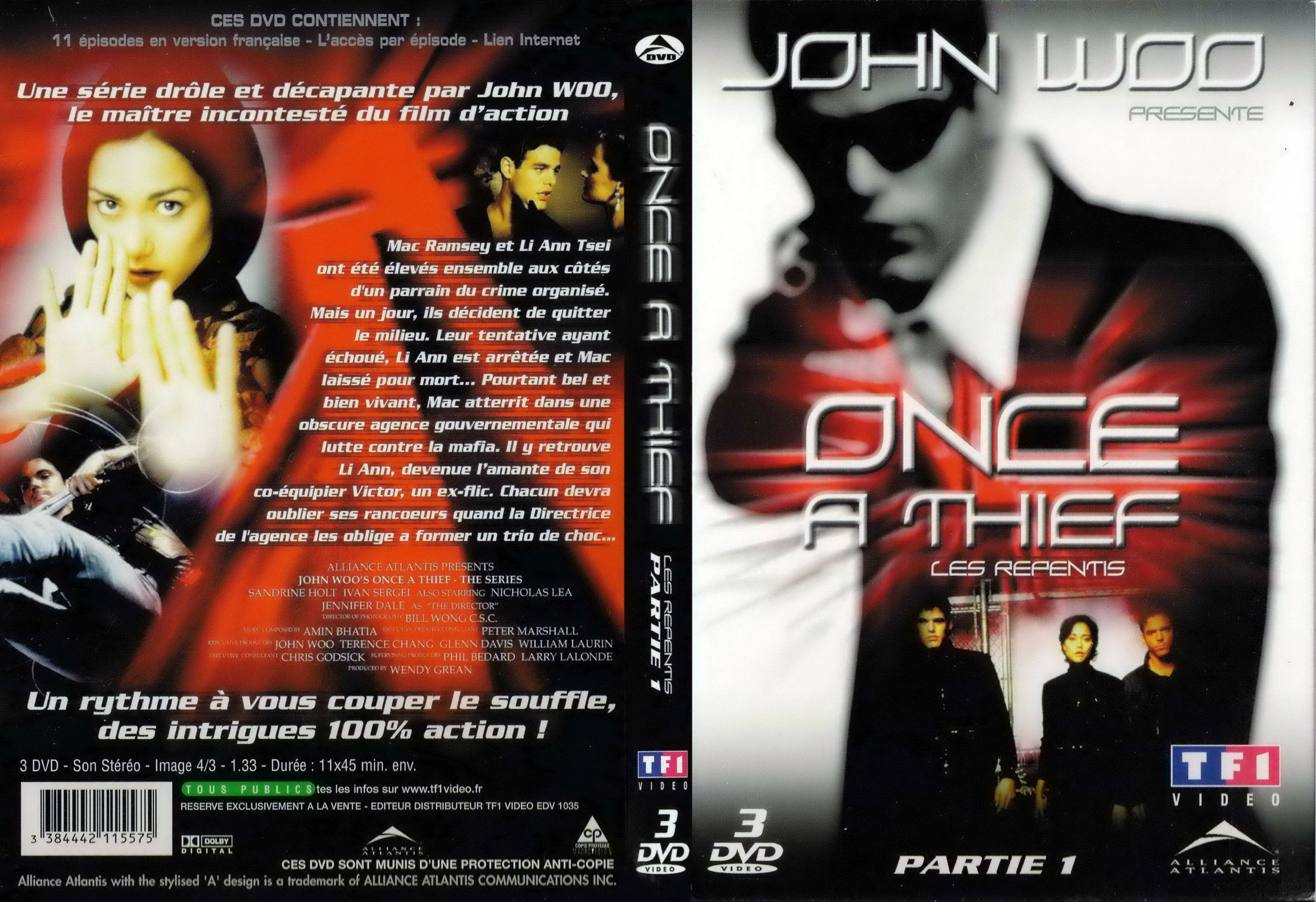 Jaquette DVD Once a thief - Les repentis COFFRET 1