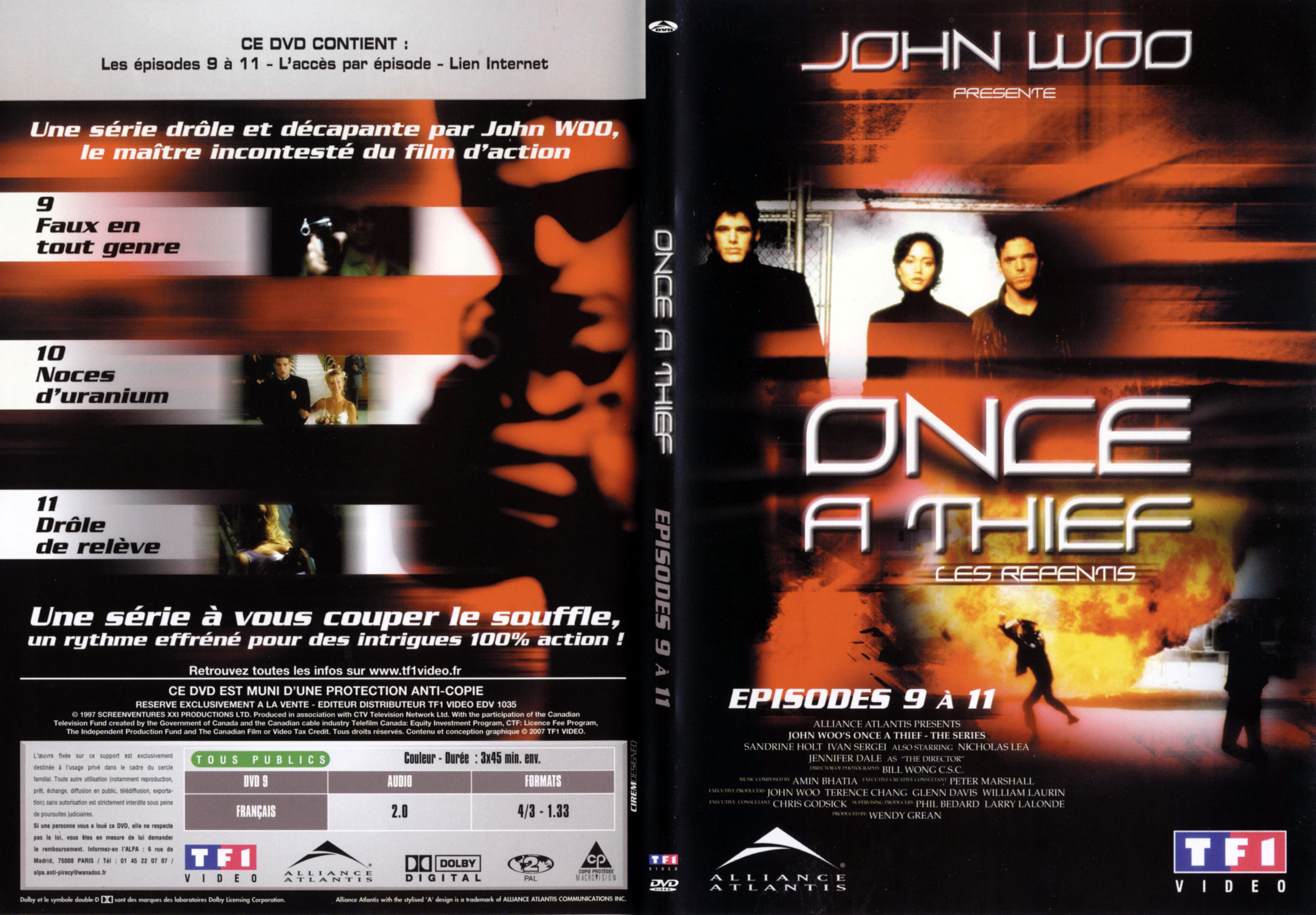 Jaquette DVD Once a thief - Les repentis DVD 3