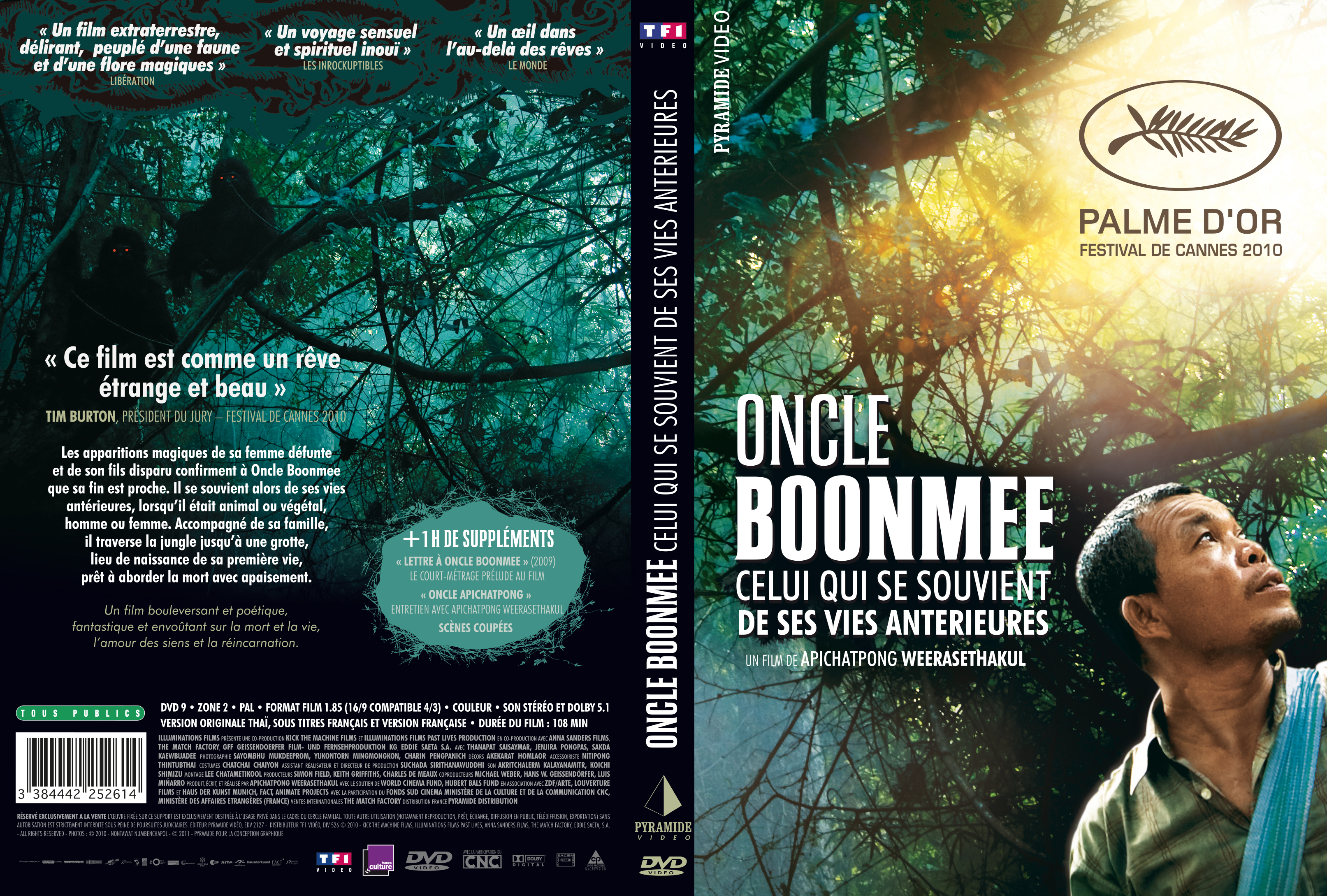 Jaquette DVD Oncle Boonmee v2