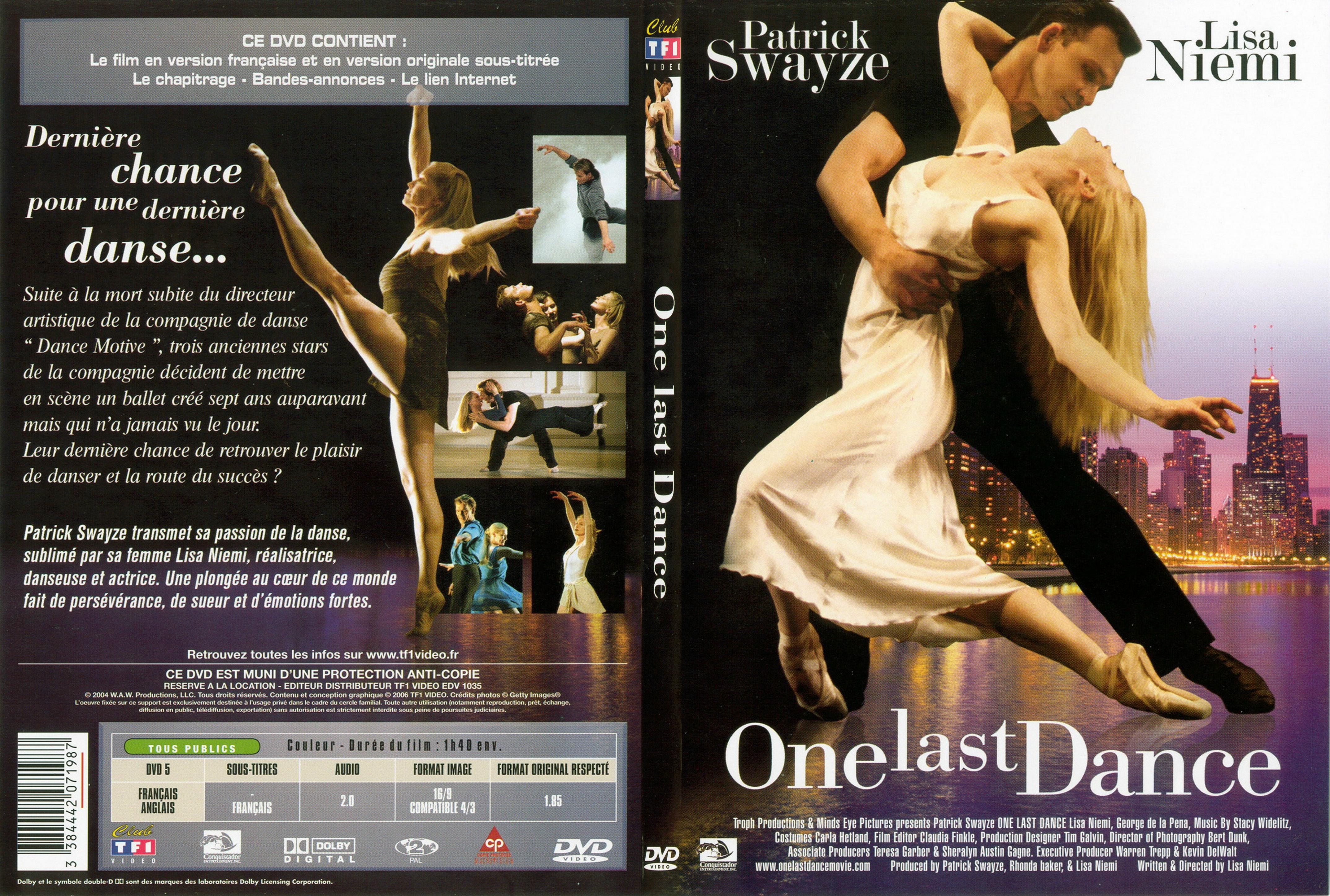 Jaquette DVD One last dance - SLIM