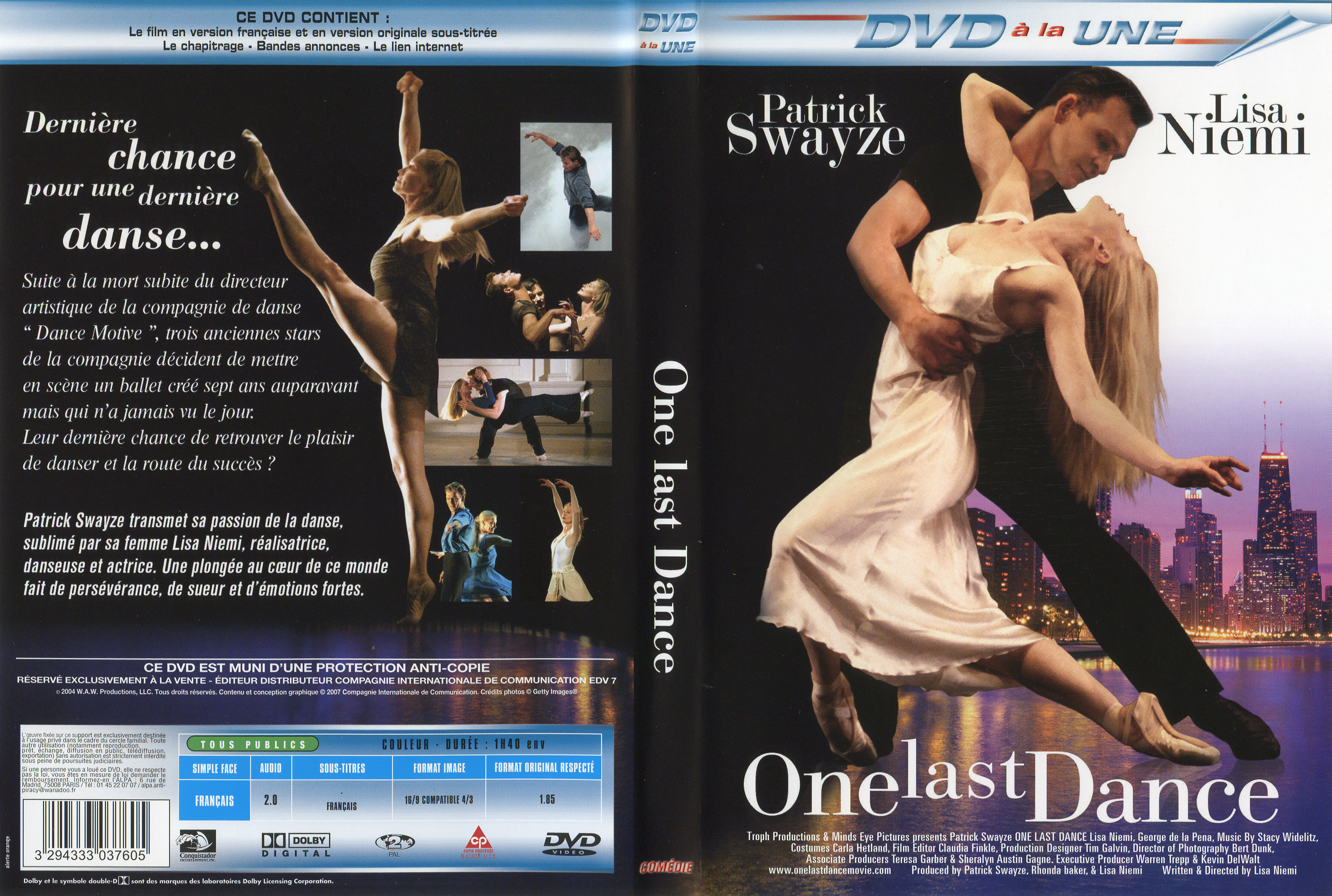 Jaquette DVD One last dance v2