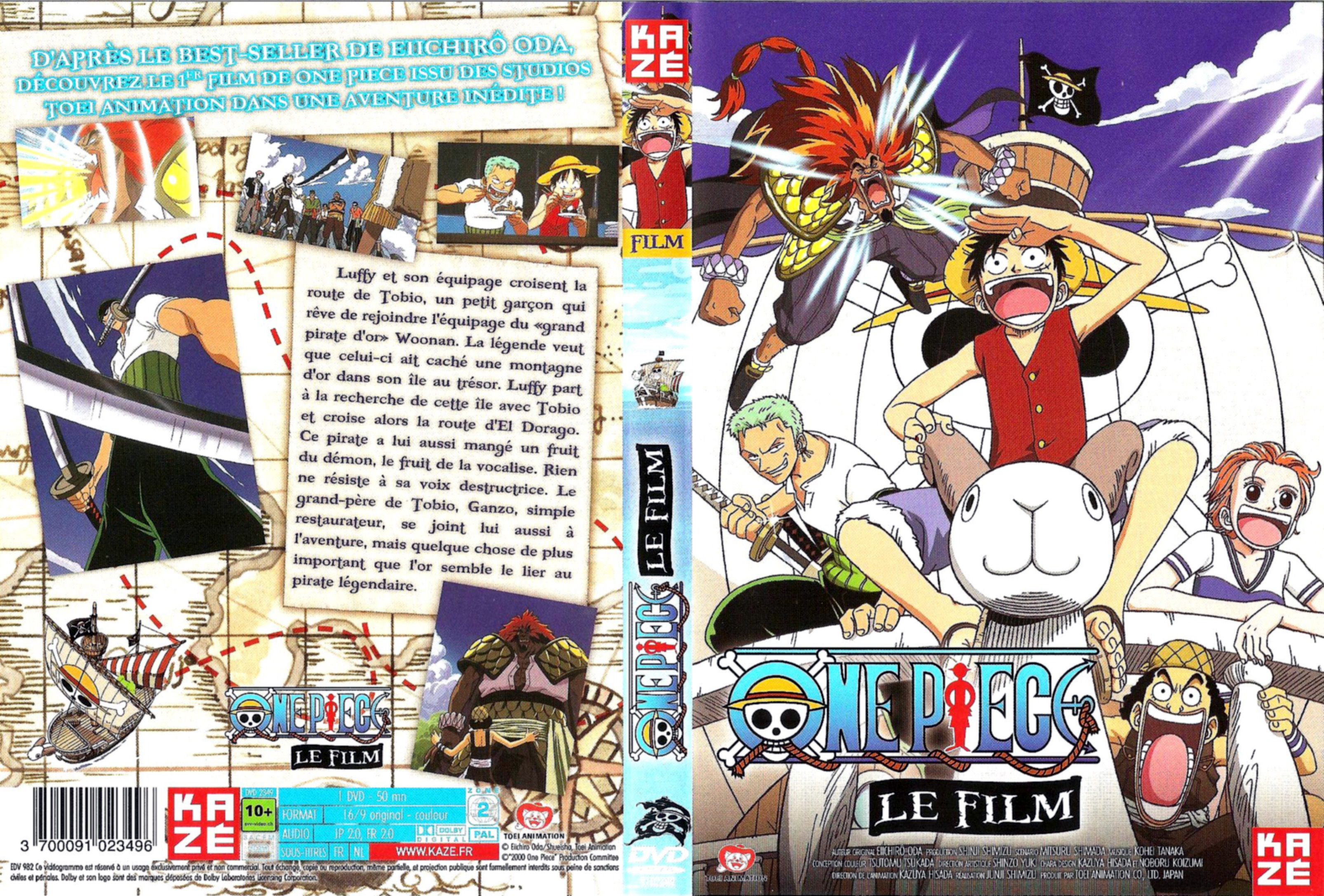 Jaquette DVD One piece le film