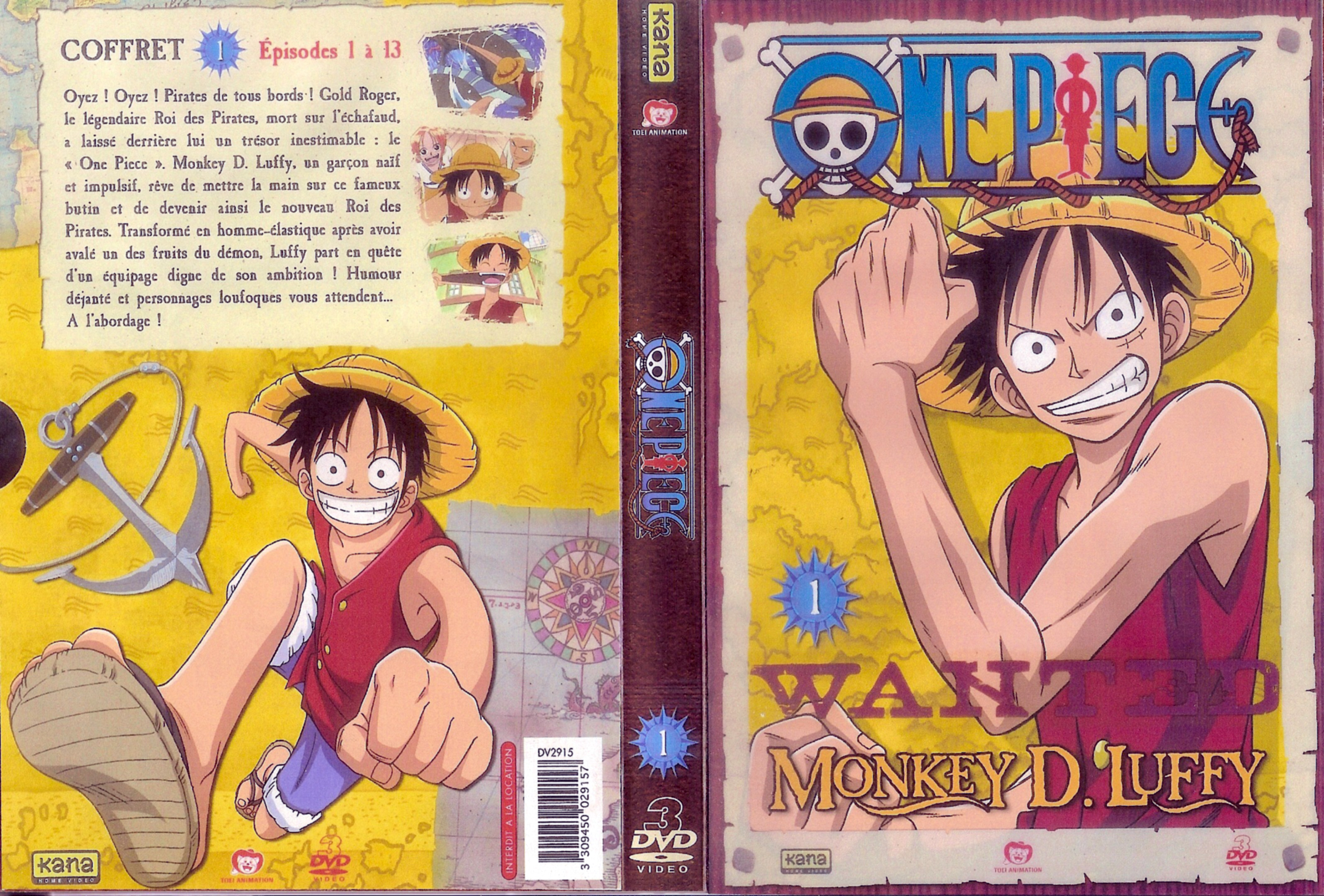 Jaquette DVD One piece vol 1