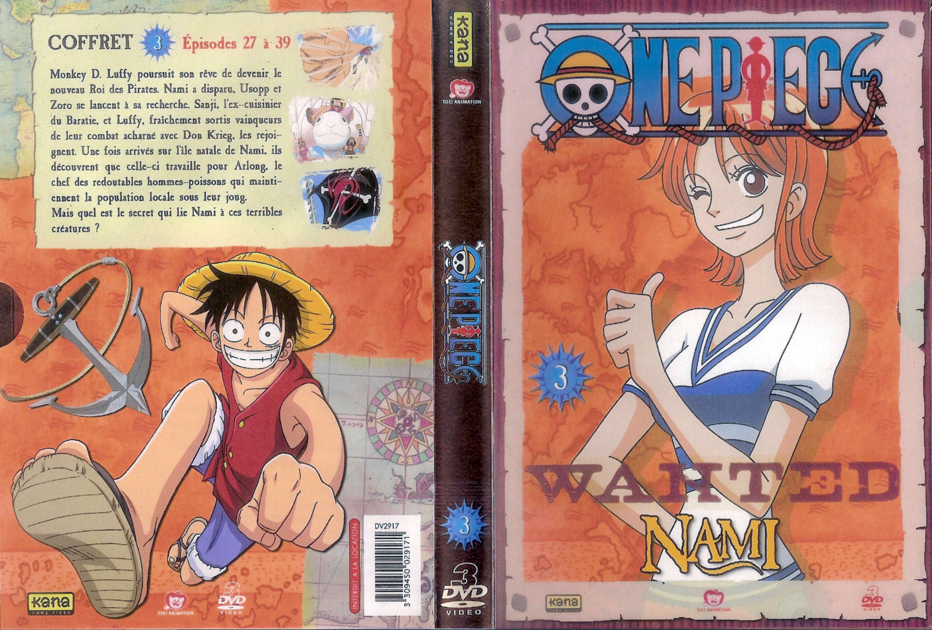 Jaquette DVD One piece vol 3