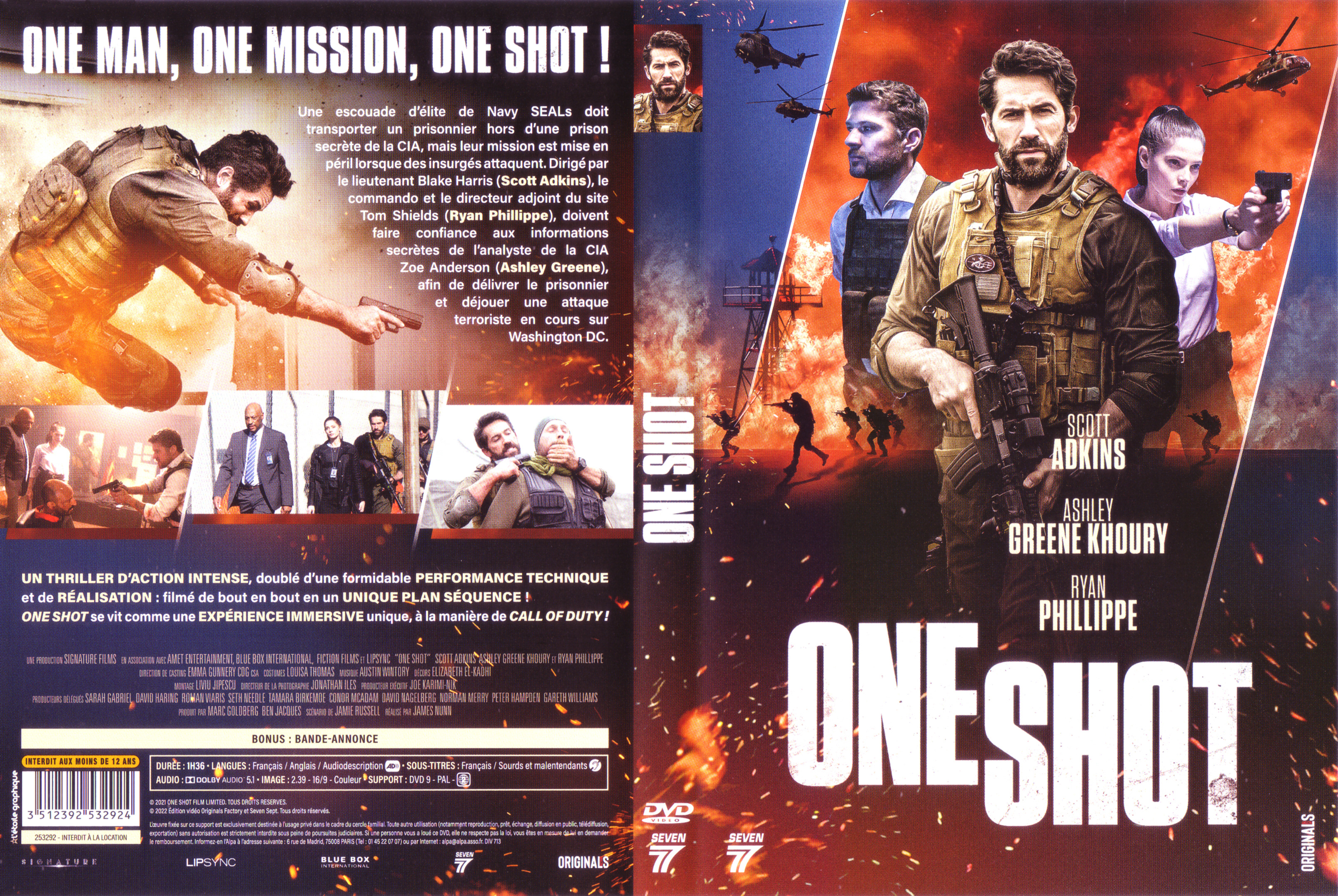 Jaquette DVD One shot (2021)