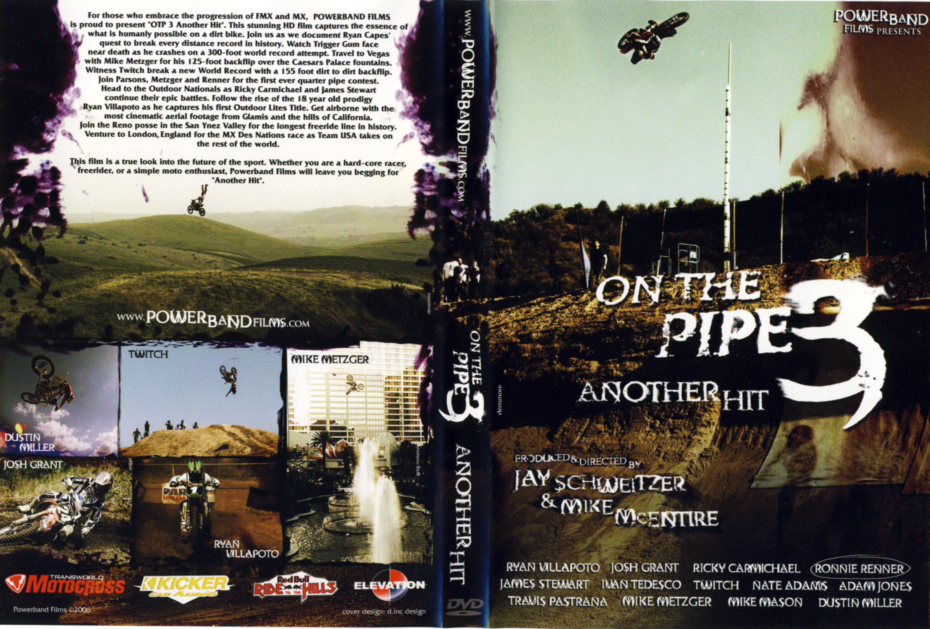 Jaquette DVD One the pipe 3